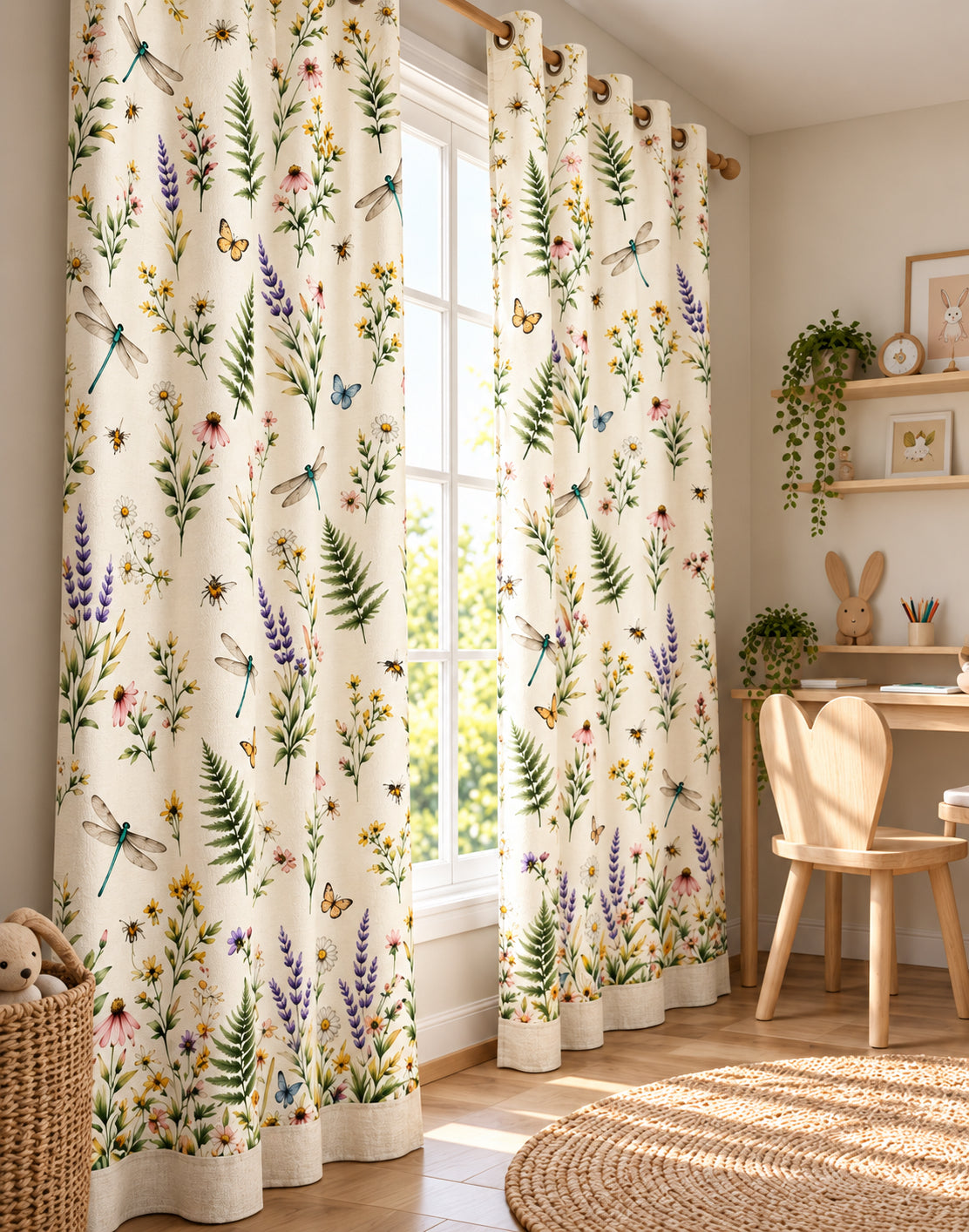 LITTLE MEADOW PRINTED CURTAIN