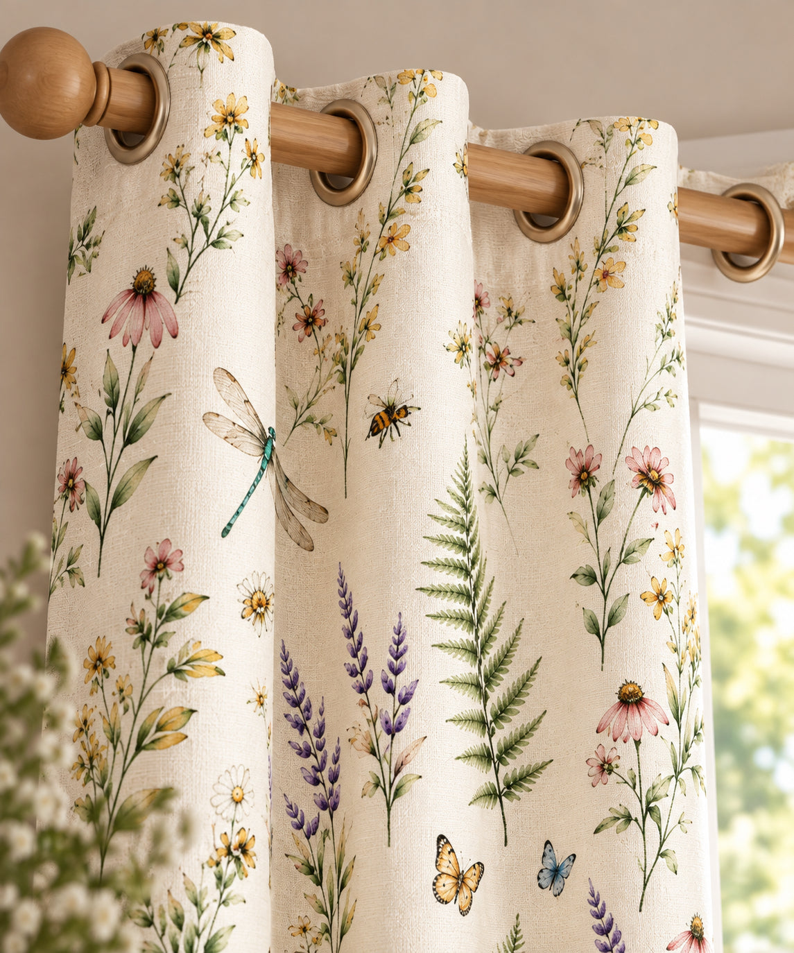 LITTLE MEADOW PRINTED CURTAIN