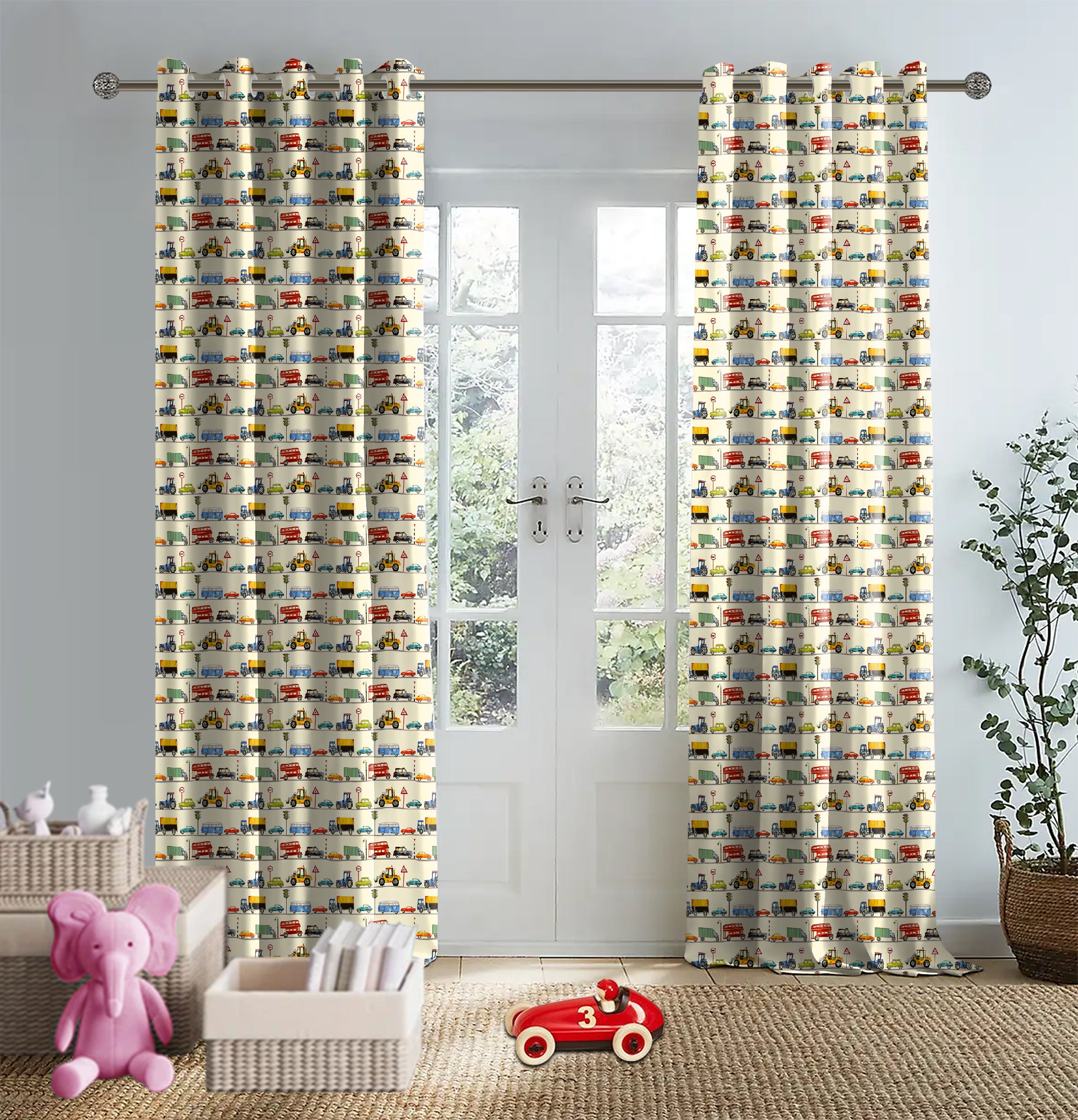 ZOOM RED BLACKOUT CURTAINS