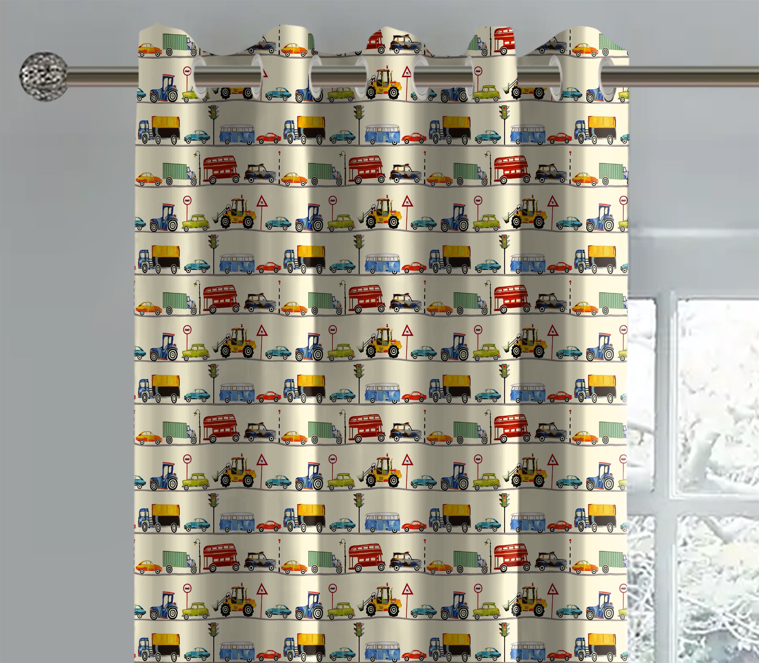 ZOOM RED BLACKOUT CURTAINS