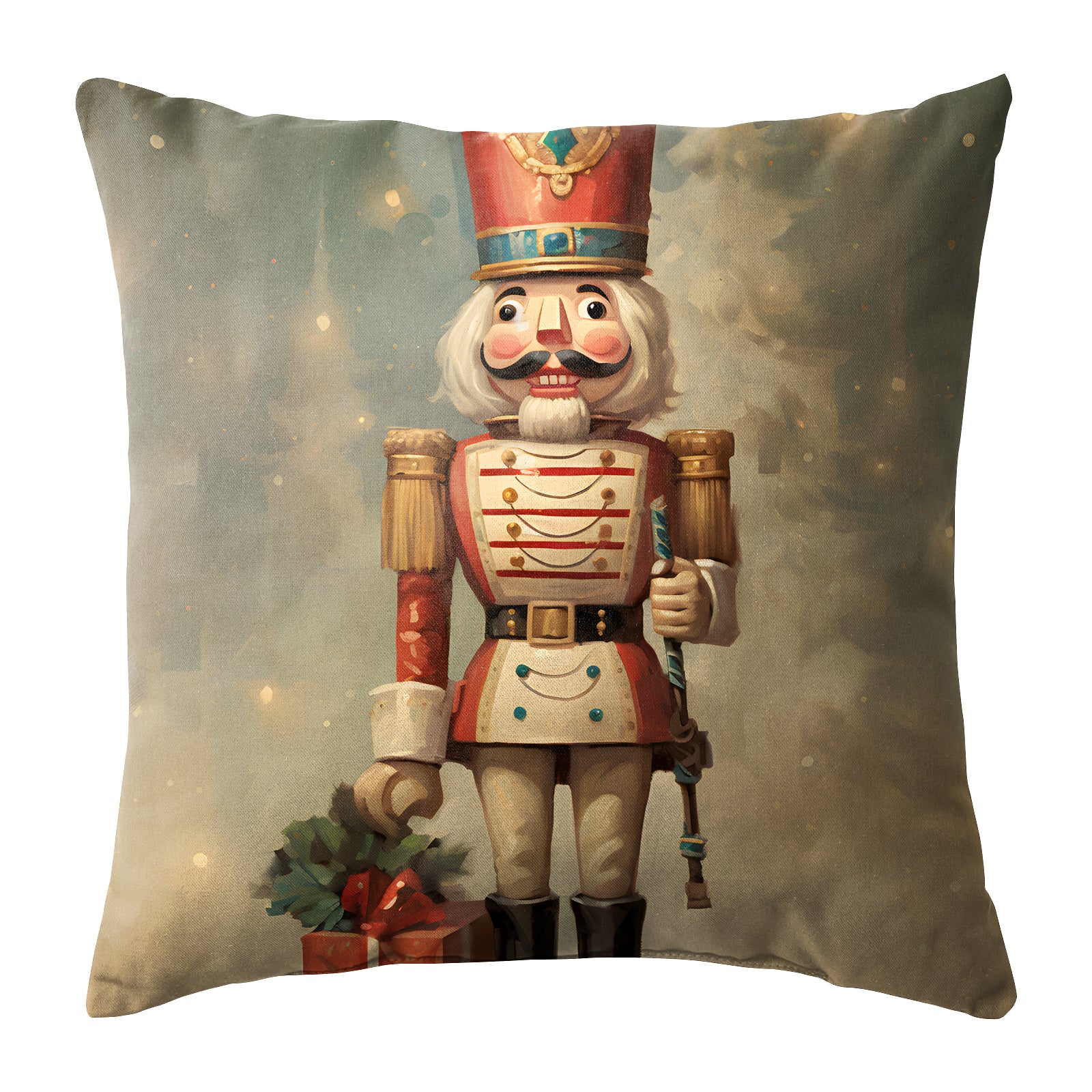 POLICEMAN RED DIGITAL PRINTED CUSHION COVER (Pack of 2)
