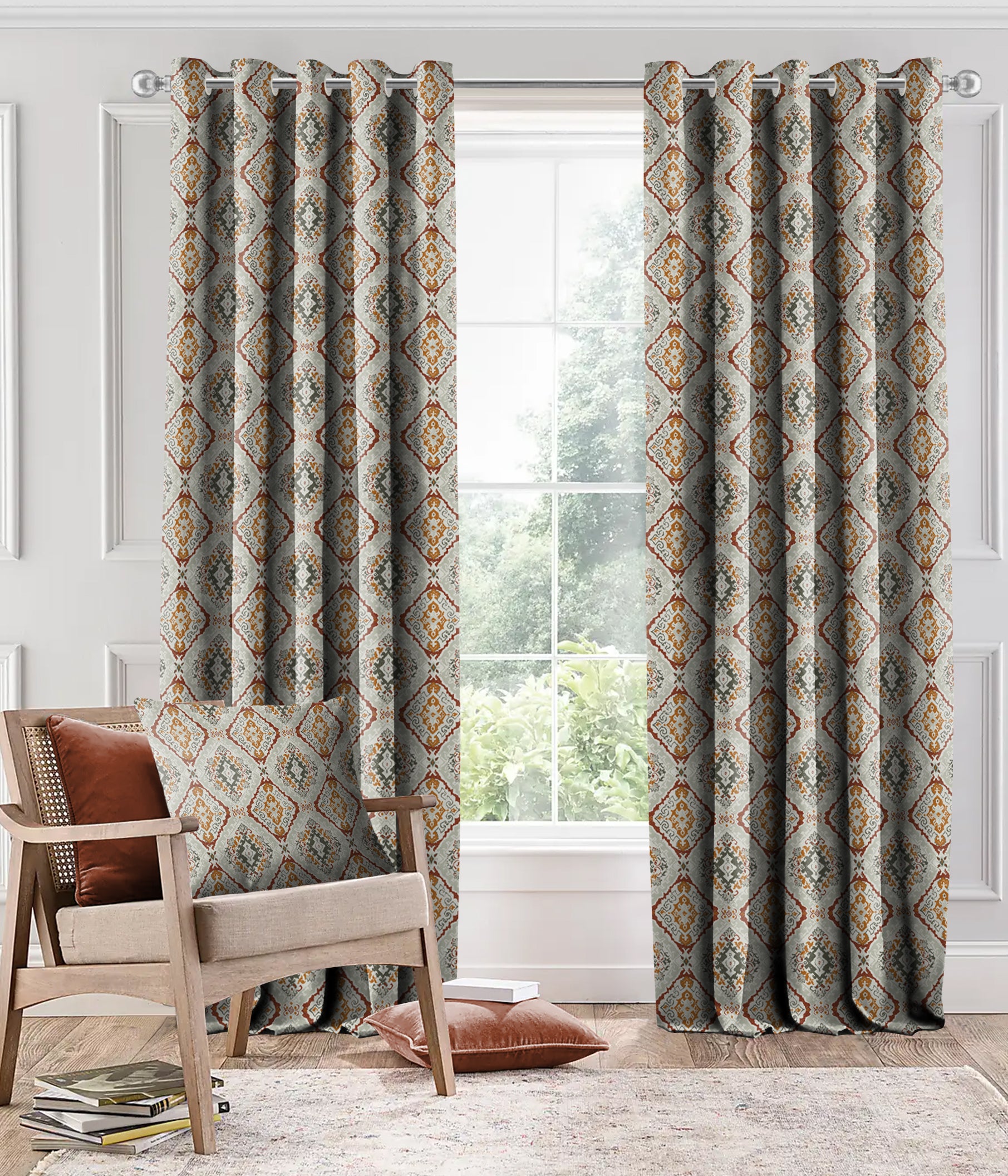 MOROCO ROUGE BLACKOUT CURTAINS