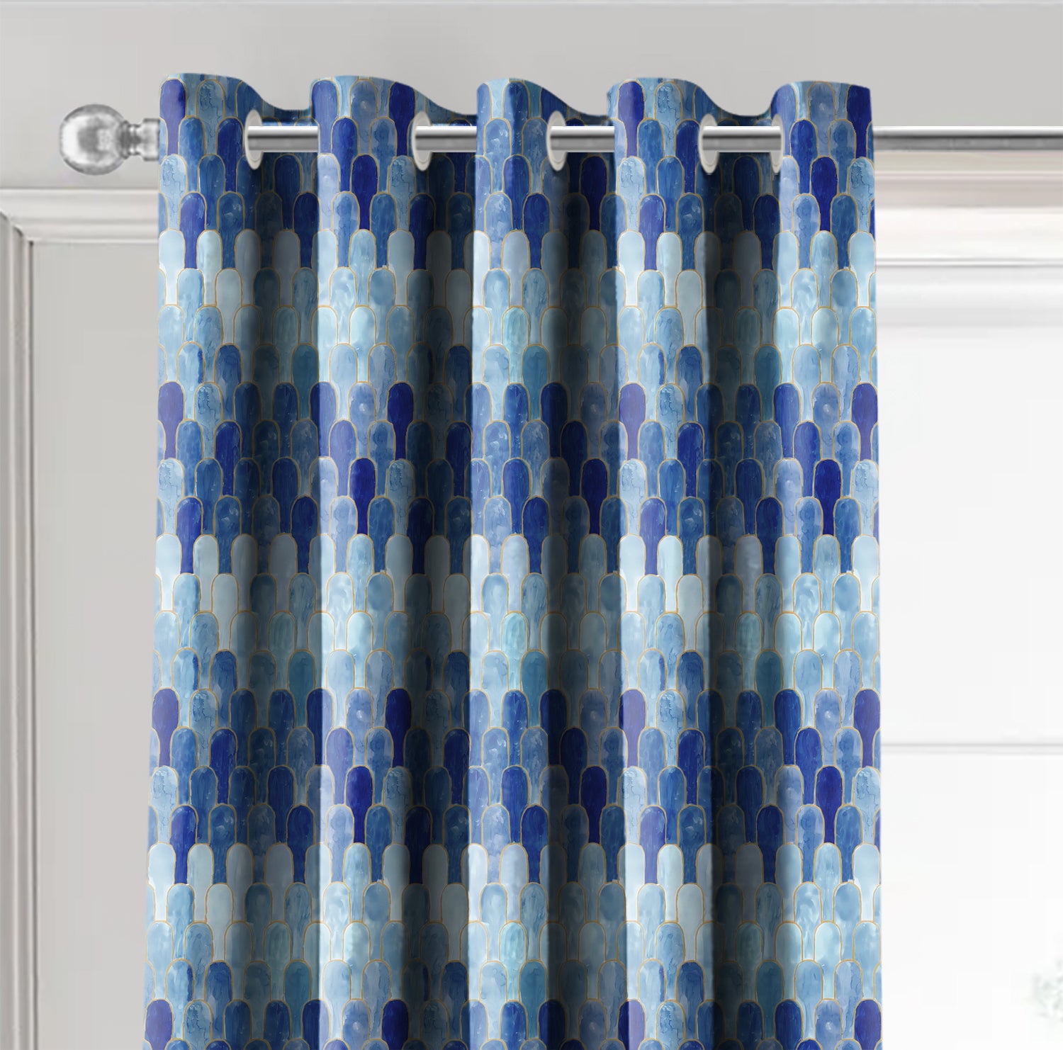 NICOBAR ROYAL BLUE BLACKOUT CURTAIN