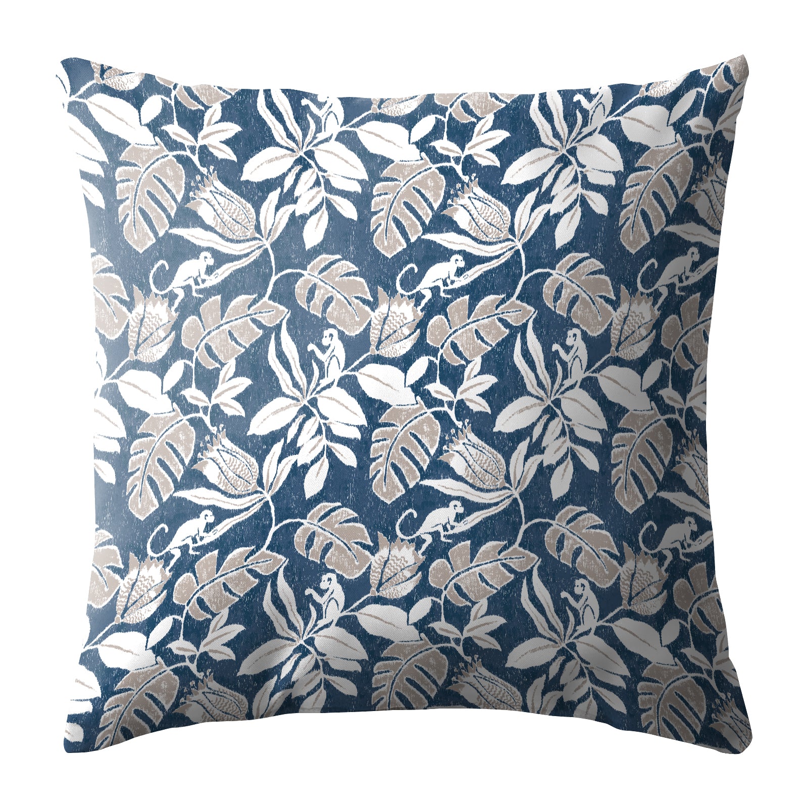 SAVANNA ROYAL BLUE DIGITAL PRINTED CUSHION COVER (Pack of 2)