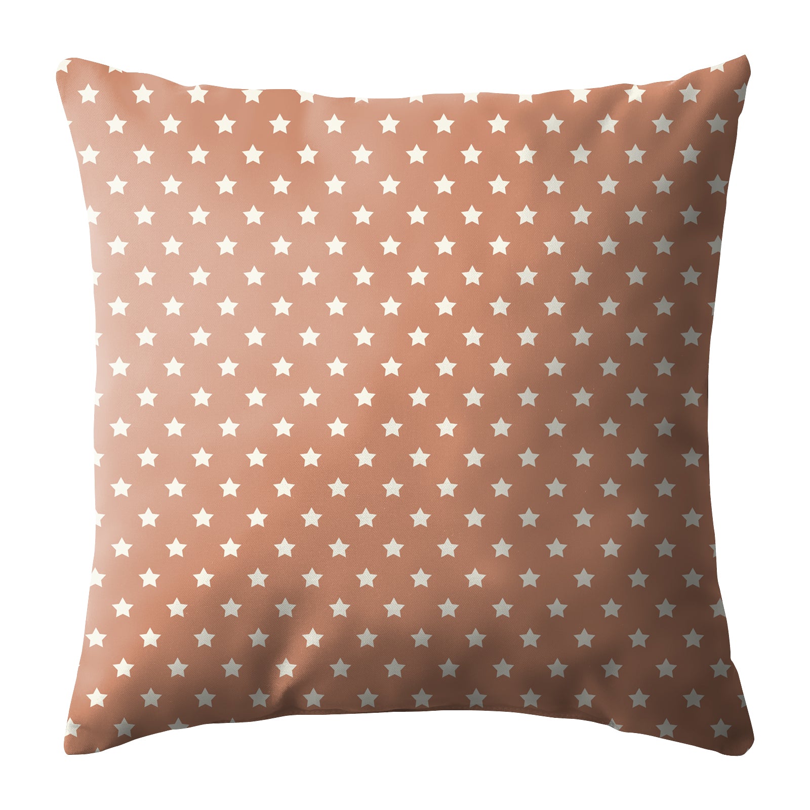 SPRING GALLERY STAR REDDISH ORANGE DIGITAL PRINTED CUSHION COVER (Pack of 2)