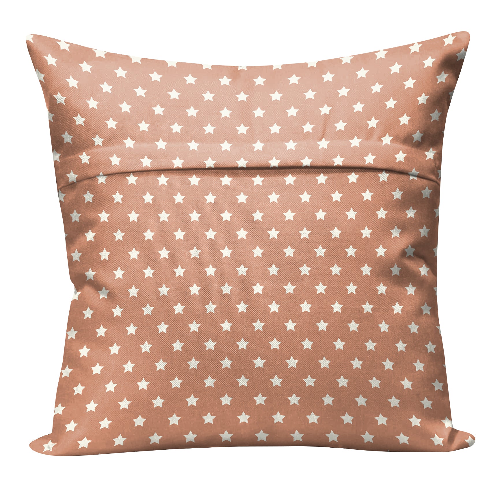 SPRING GALLERY STAR REDDISH ORANGE DIGITAL PRINTED CUSHION COVER (Pack of 2)