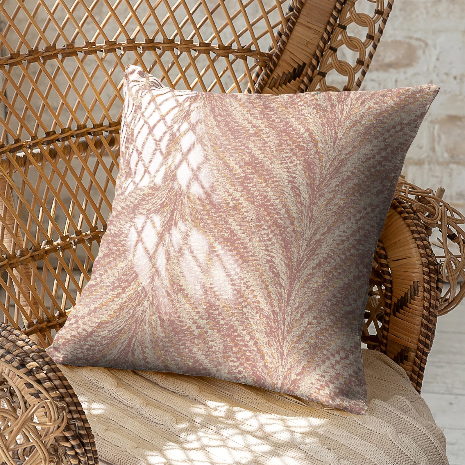 LUXOR ROSE DIGITAL PRINTED CUSHION COVER (Pack of 2)