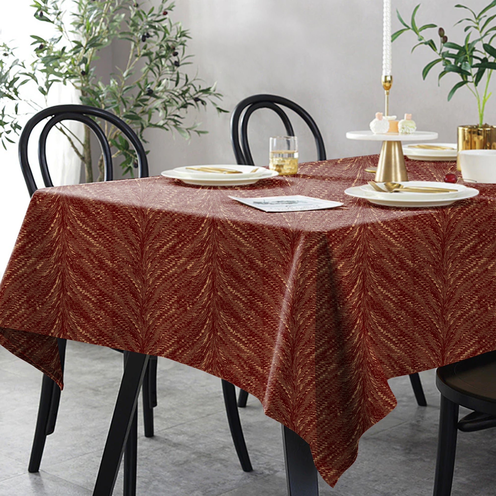 Luxor Rosso 6 Seater Table Cloth