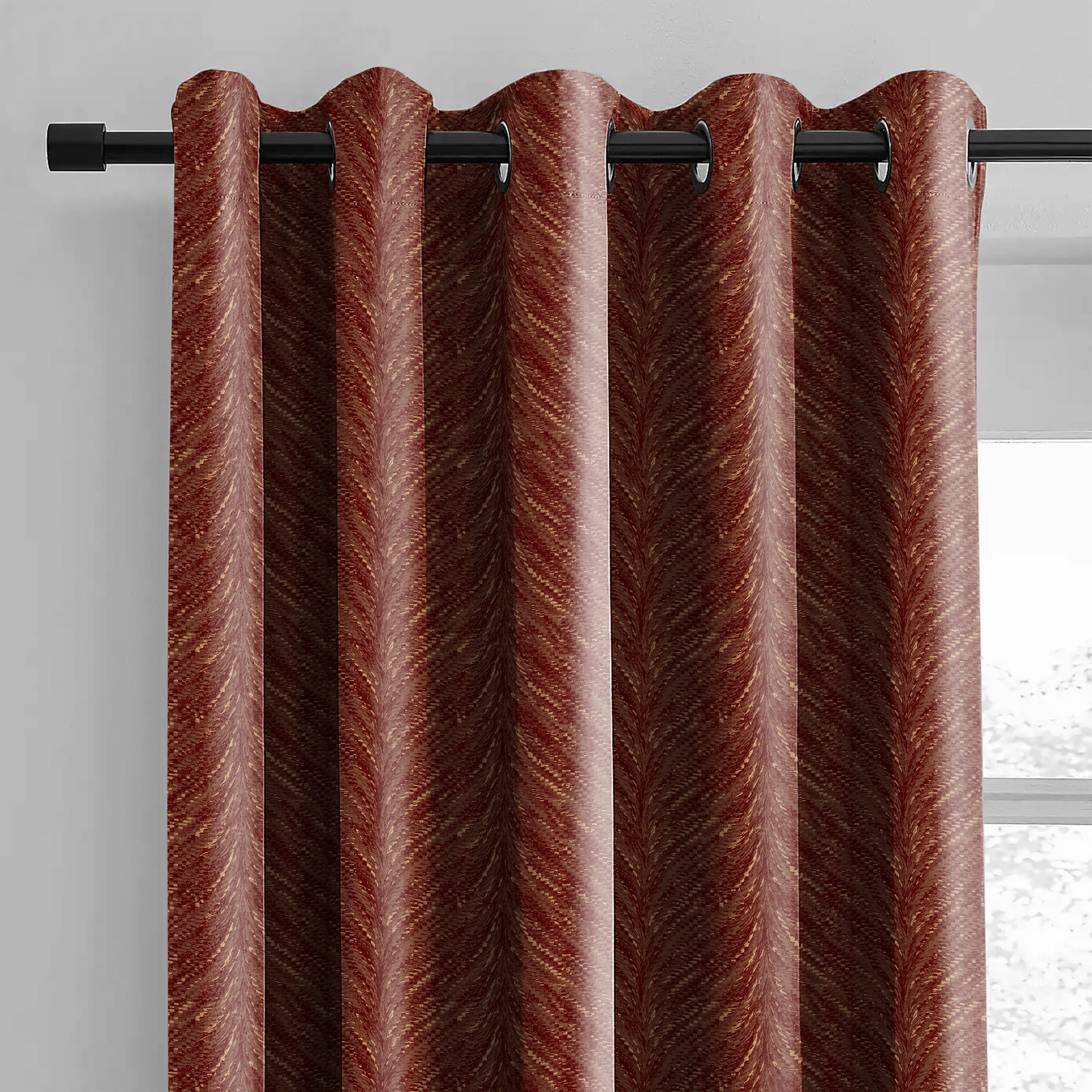 Luxor Rosso Blackout Curtain