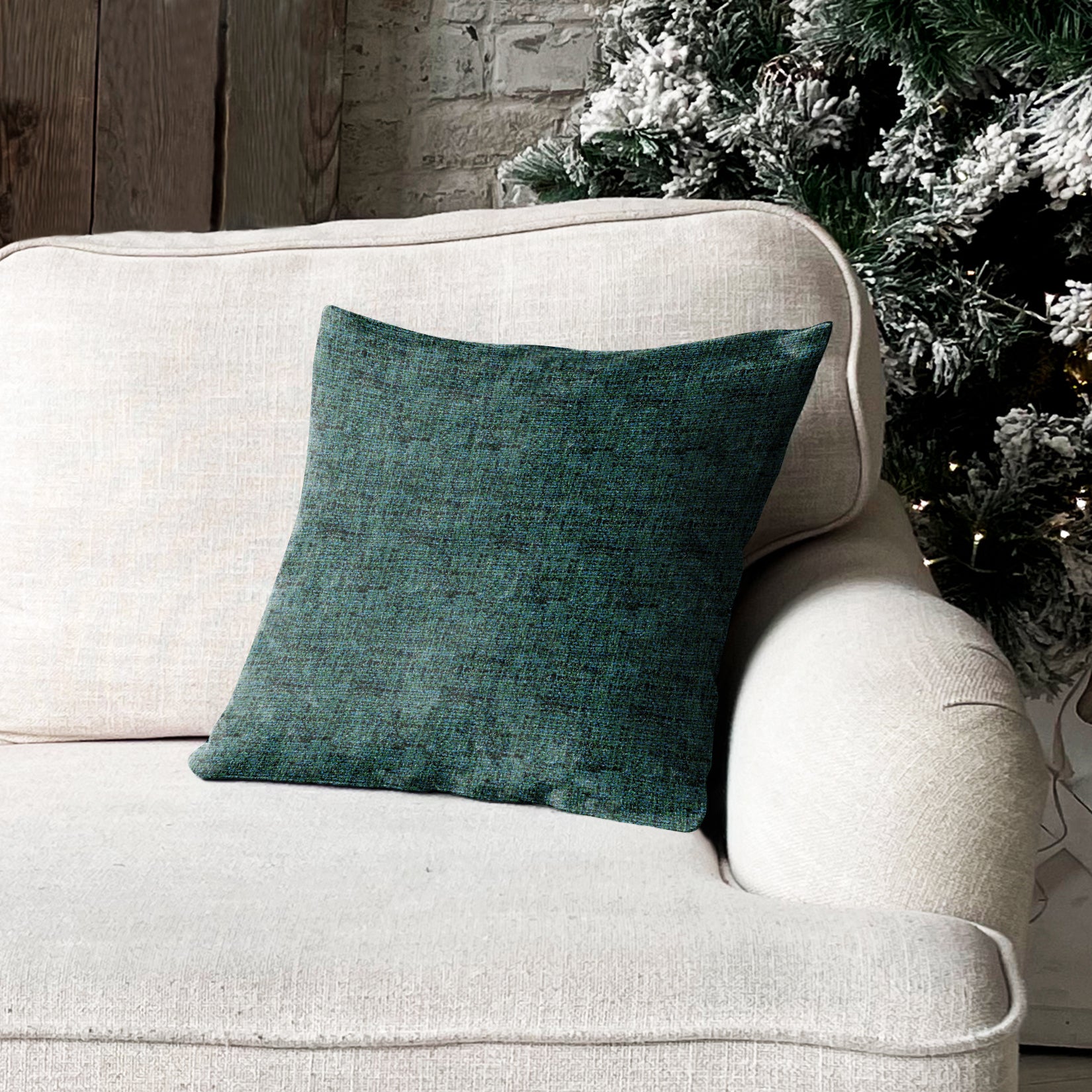 SPICE TEAL DIGITAL PRINTED CUSHION COVER (Pack of 2)