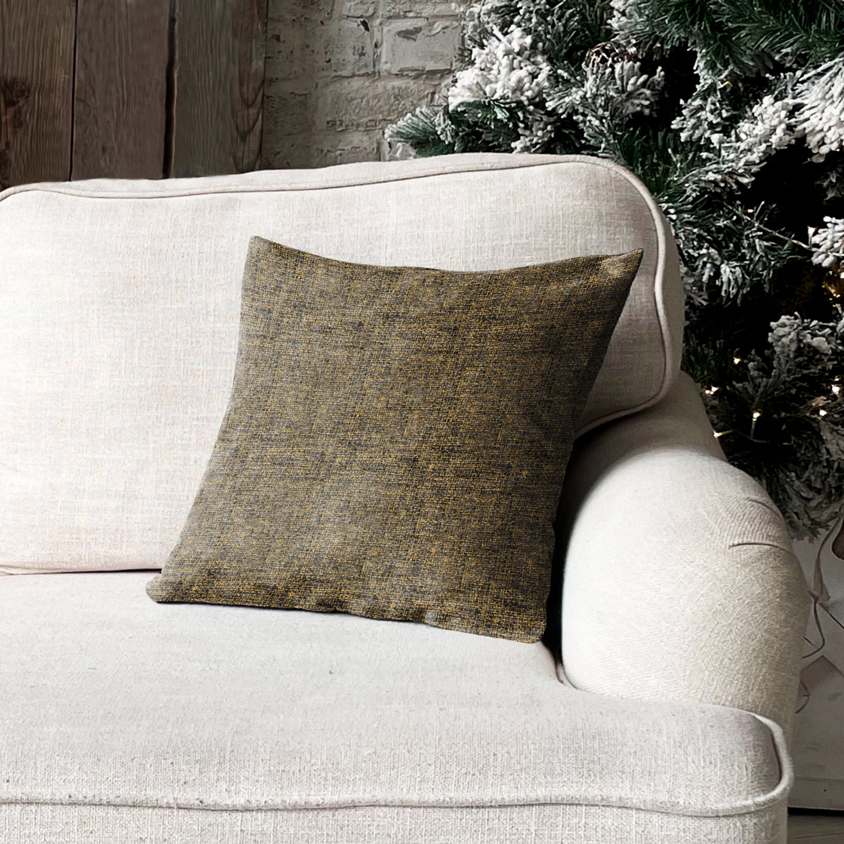 SPICE YELLOW DIGITAL PRINTED CUSHION COVER (Pack of 2)