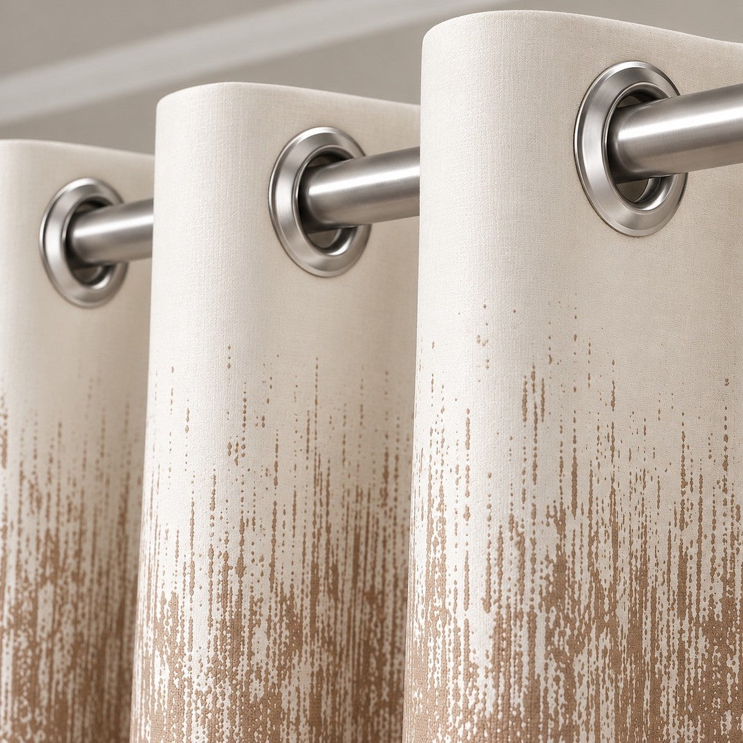 OMBRE PEARL PRINTED CURTAIN
