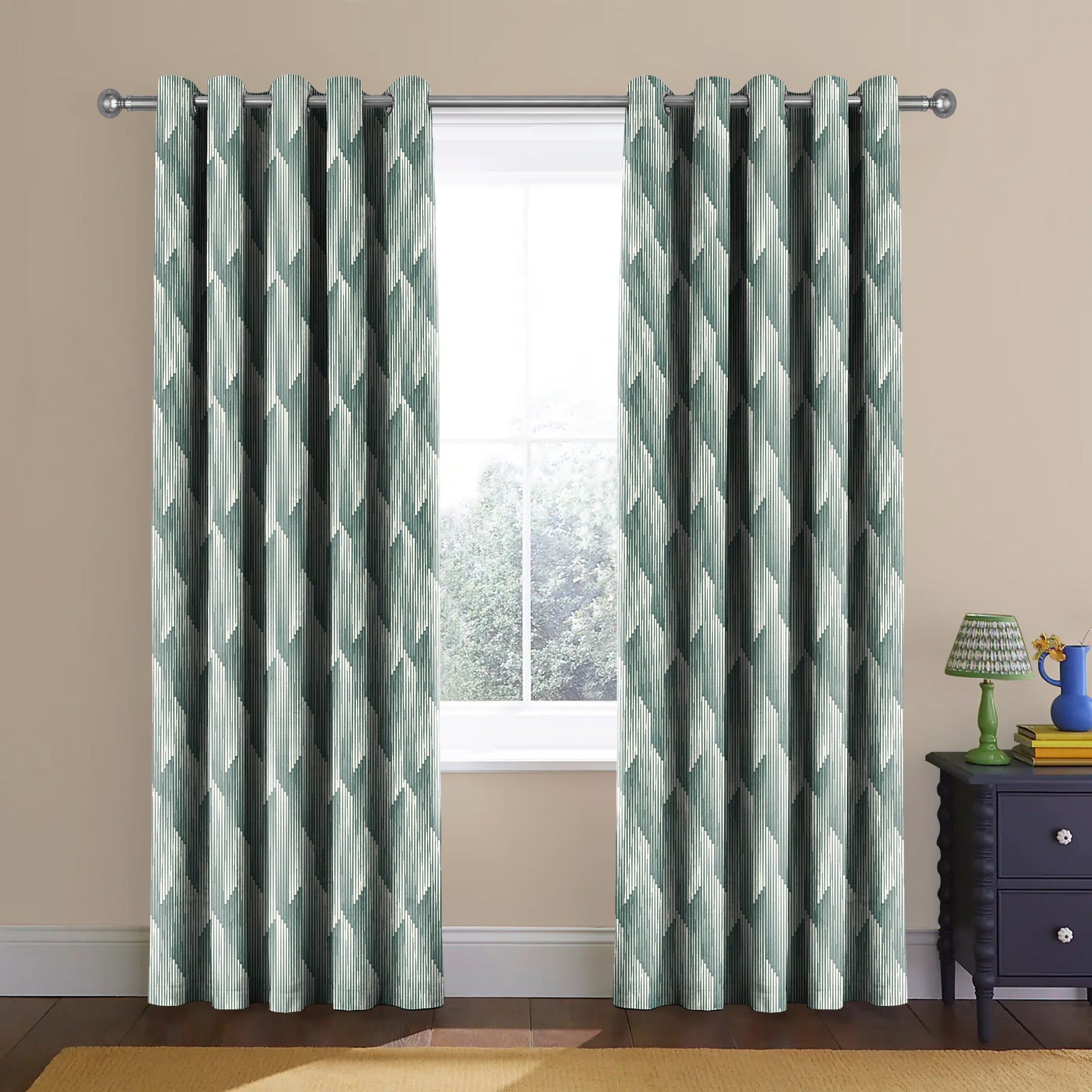 OSLO SEA GREEN BLACKOUT CURTAINS