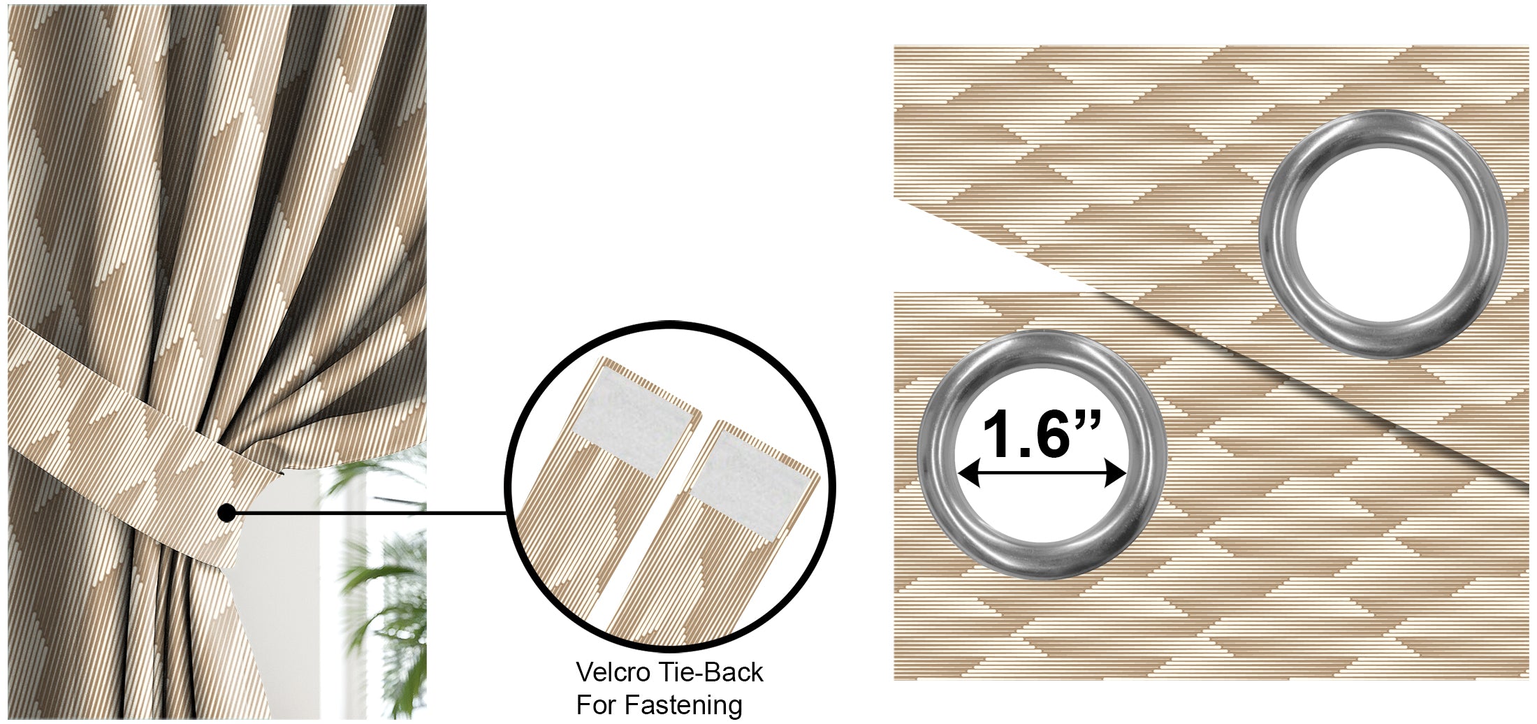 OSLO STONE BLACKOUT CURTAINS