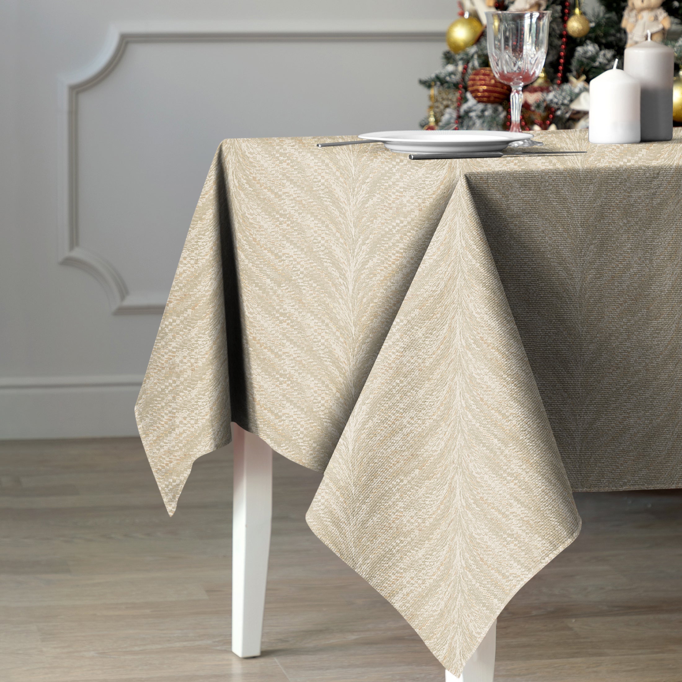Luxor Stone 6 Seater Table Cloth