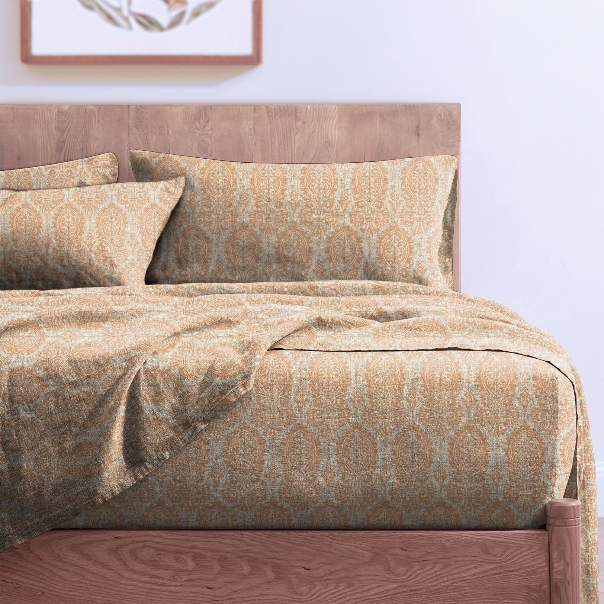 Manchester Tacao Bedcover for Double Bed with 2 Pillow Covers King Size (104" X 90")