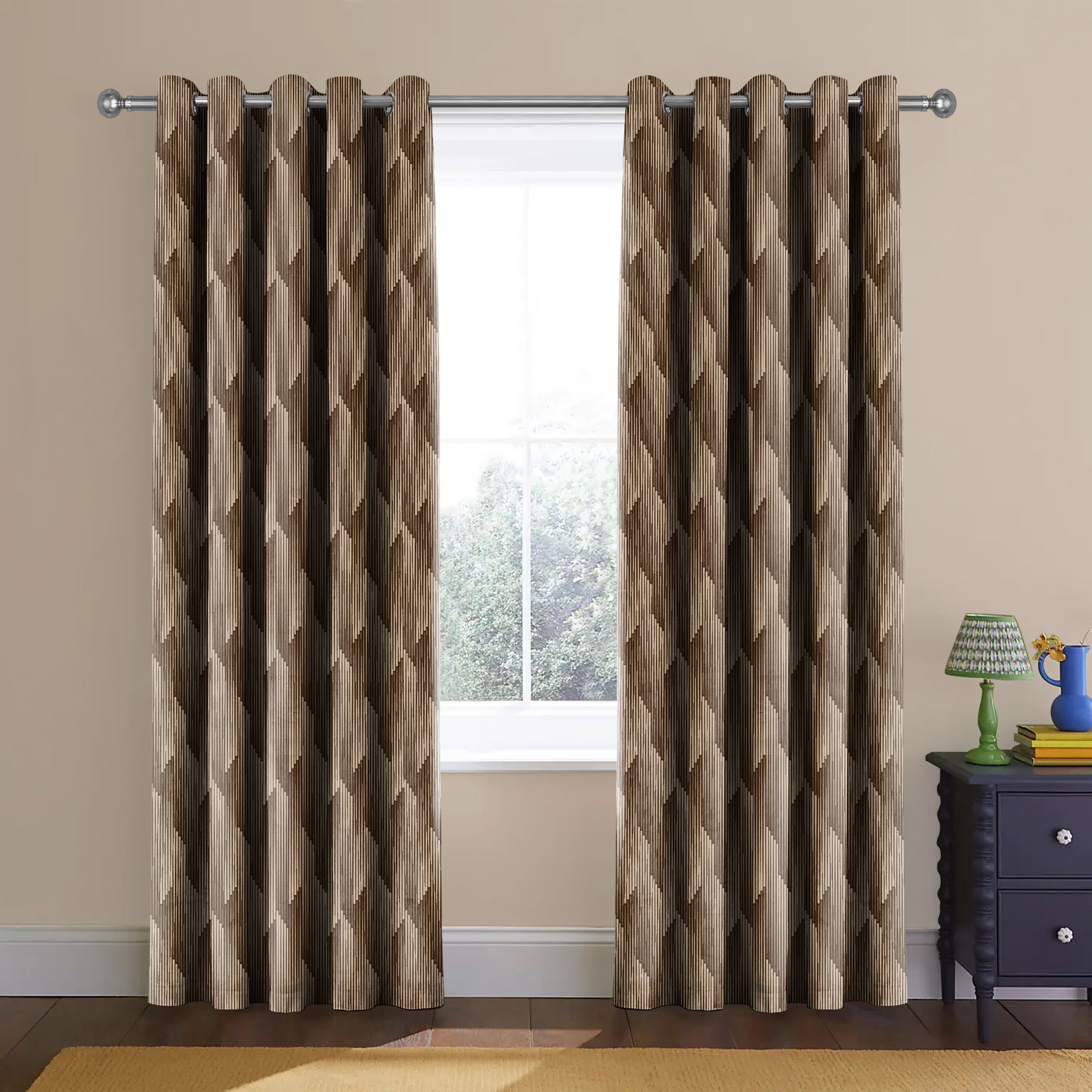OSLO TEX COFFEE BLACKOUT CURTAINS