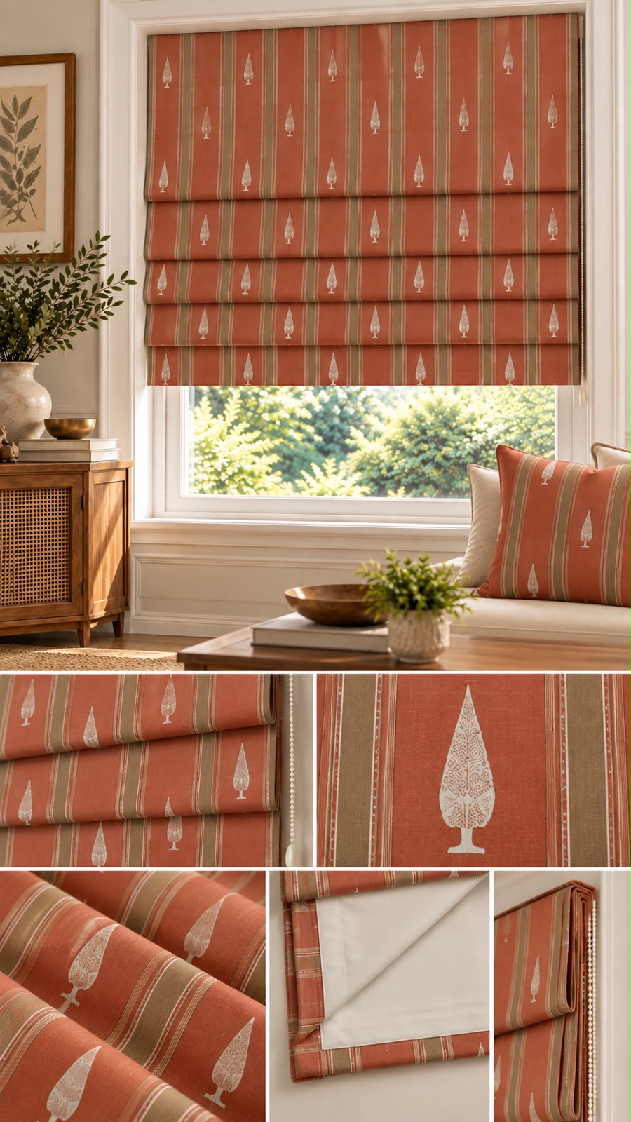 BAGH-E-SAANJH READY MADE ROMAN BLIND
