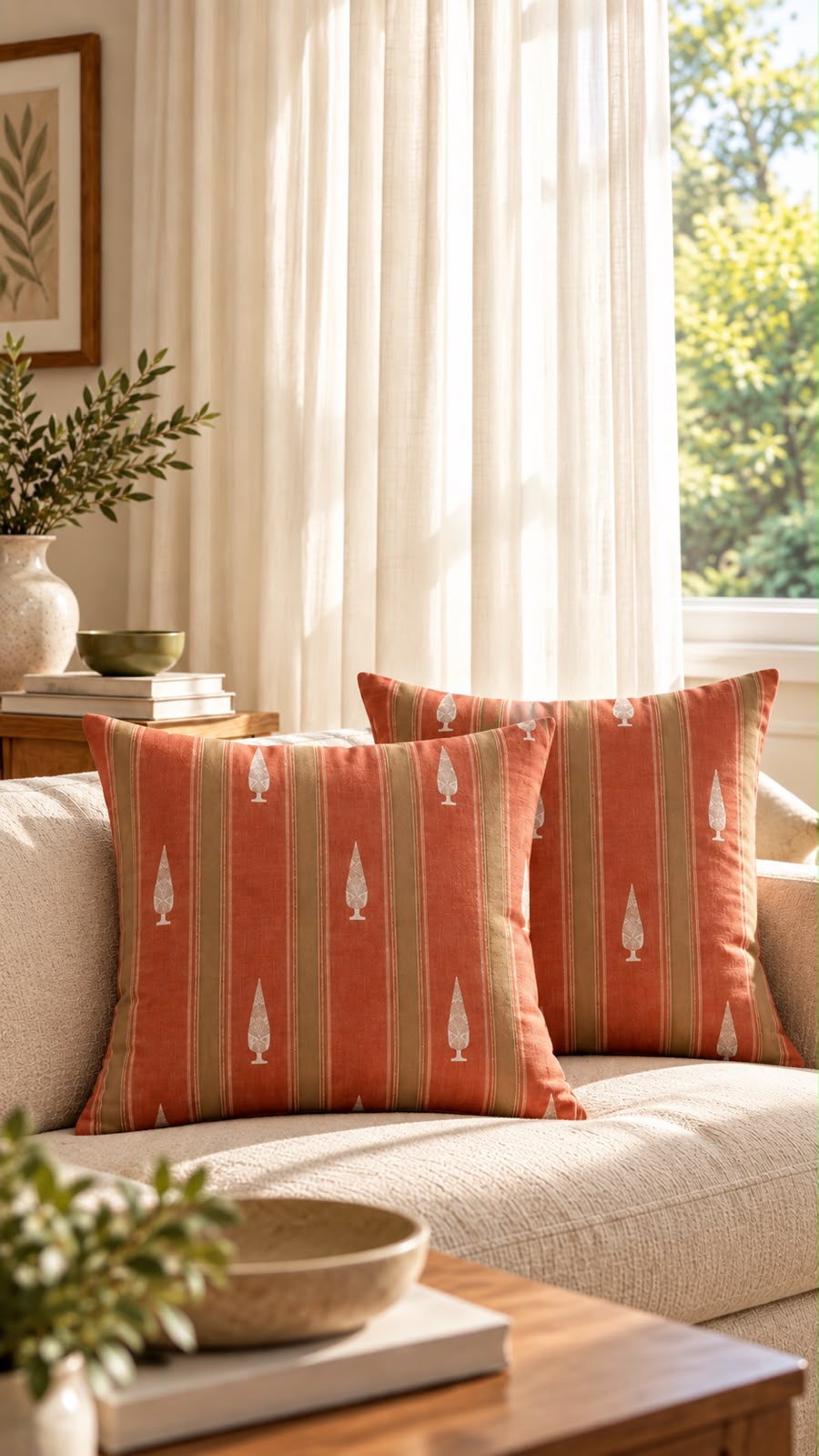 BAGH-E-SAANJH HERITAGE CUSHION COVER