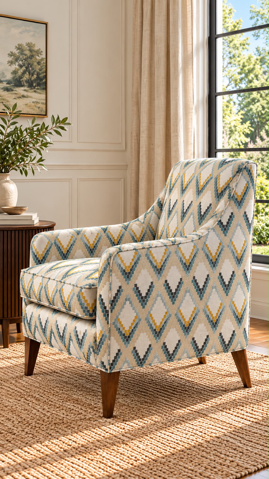 MOSAIC RHYTHM UPHOLSTERY FABRIC