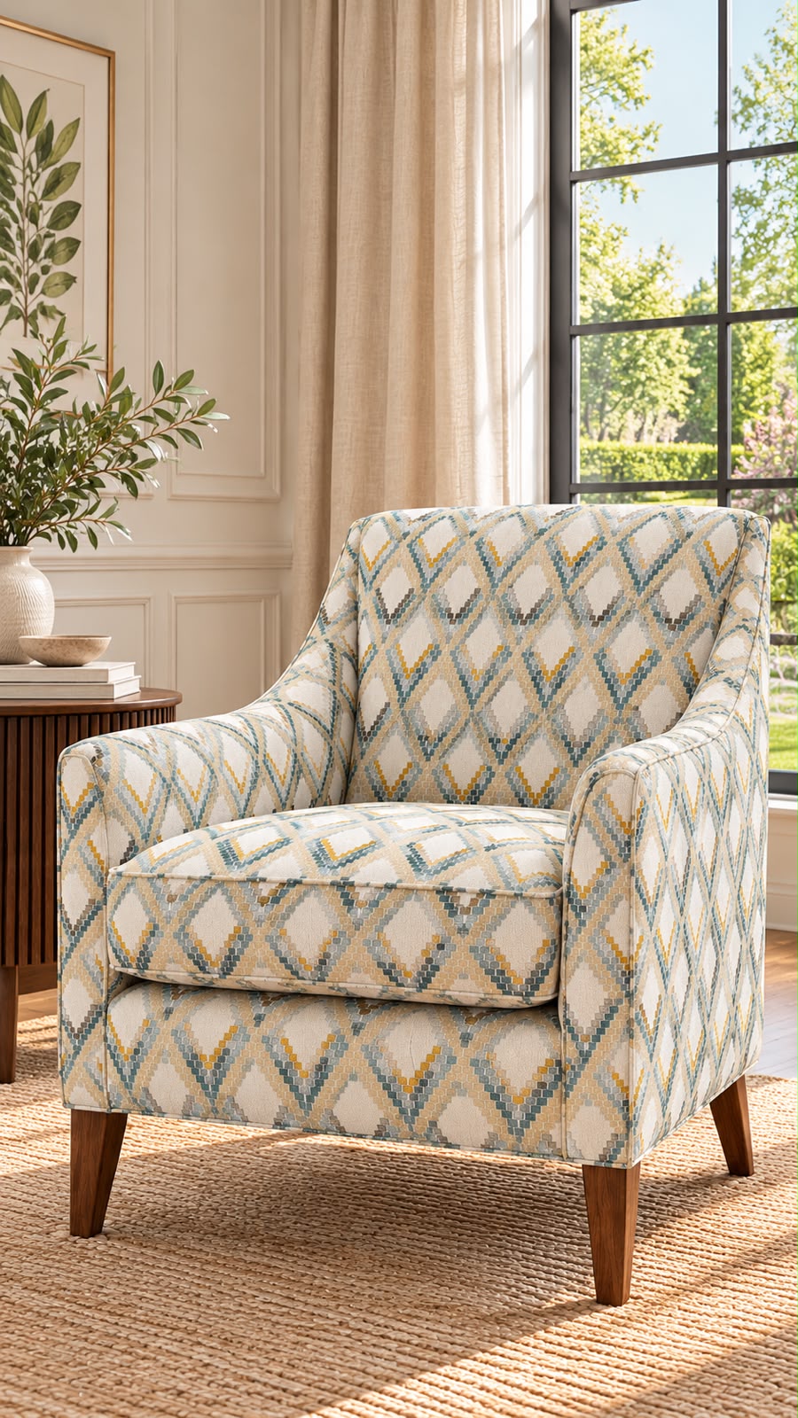 MOSAIC RHYTHM UPHOLSTERY FABRIC