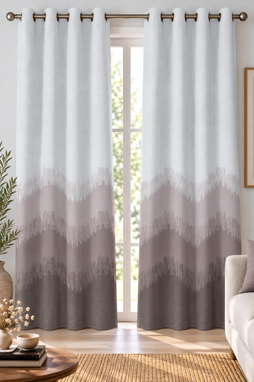 KIVO CHIKU DIGITAL PRINTED CURTAIN