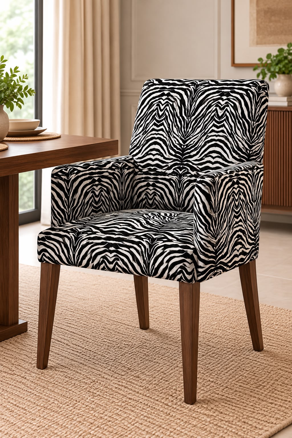 ZEBRA UPHOLSTERY FABRIC