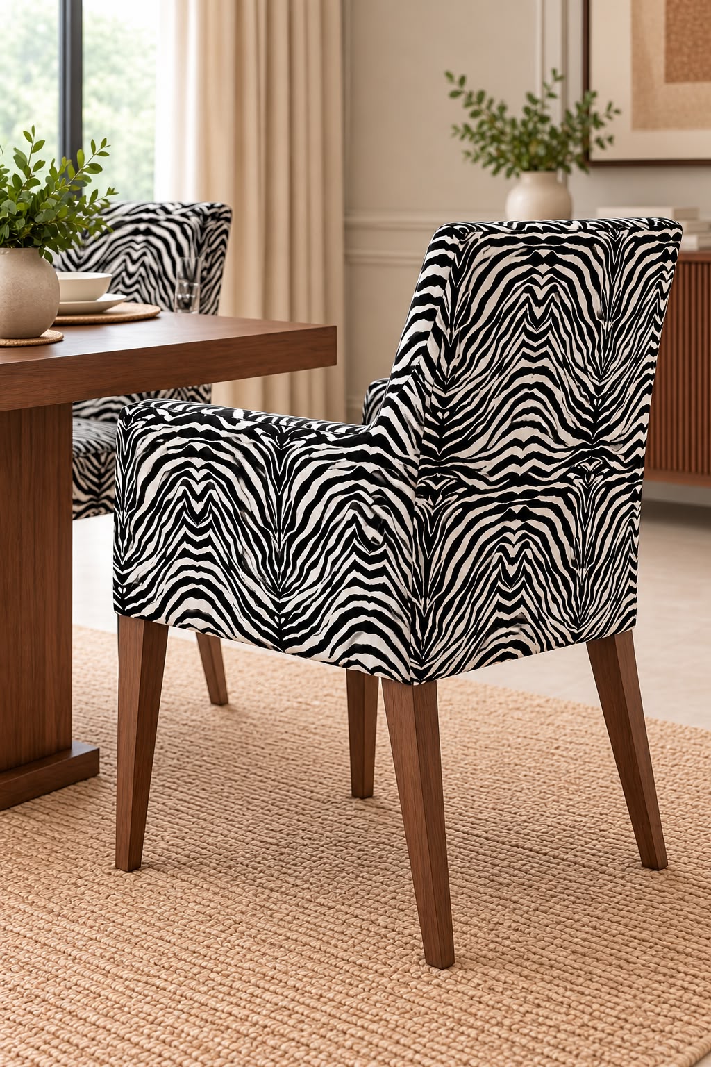 ZEBRA UPHOLSTERY FABRIC