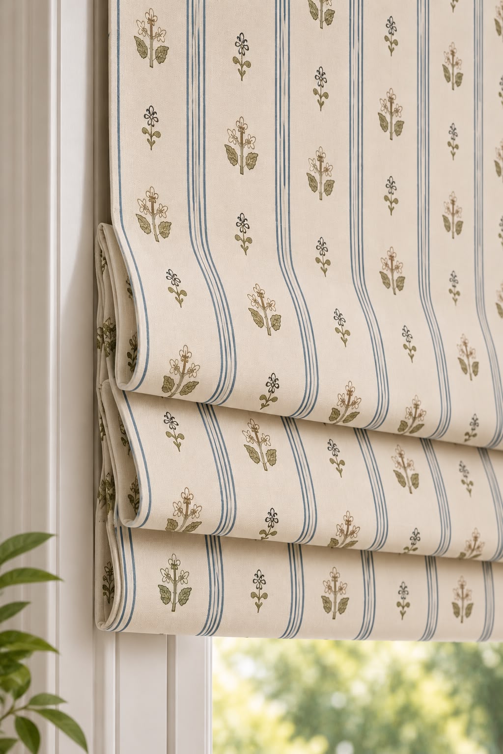 BELLE BEIGE READY MADE ROMAN BLIND