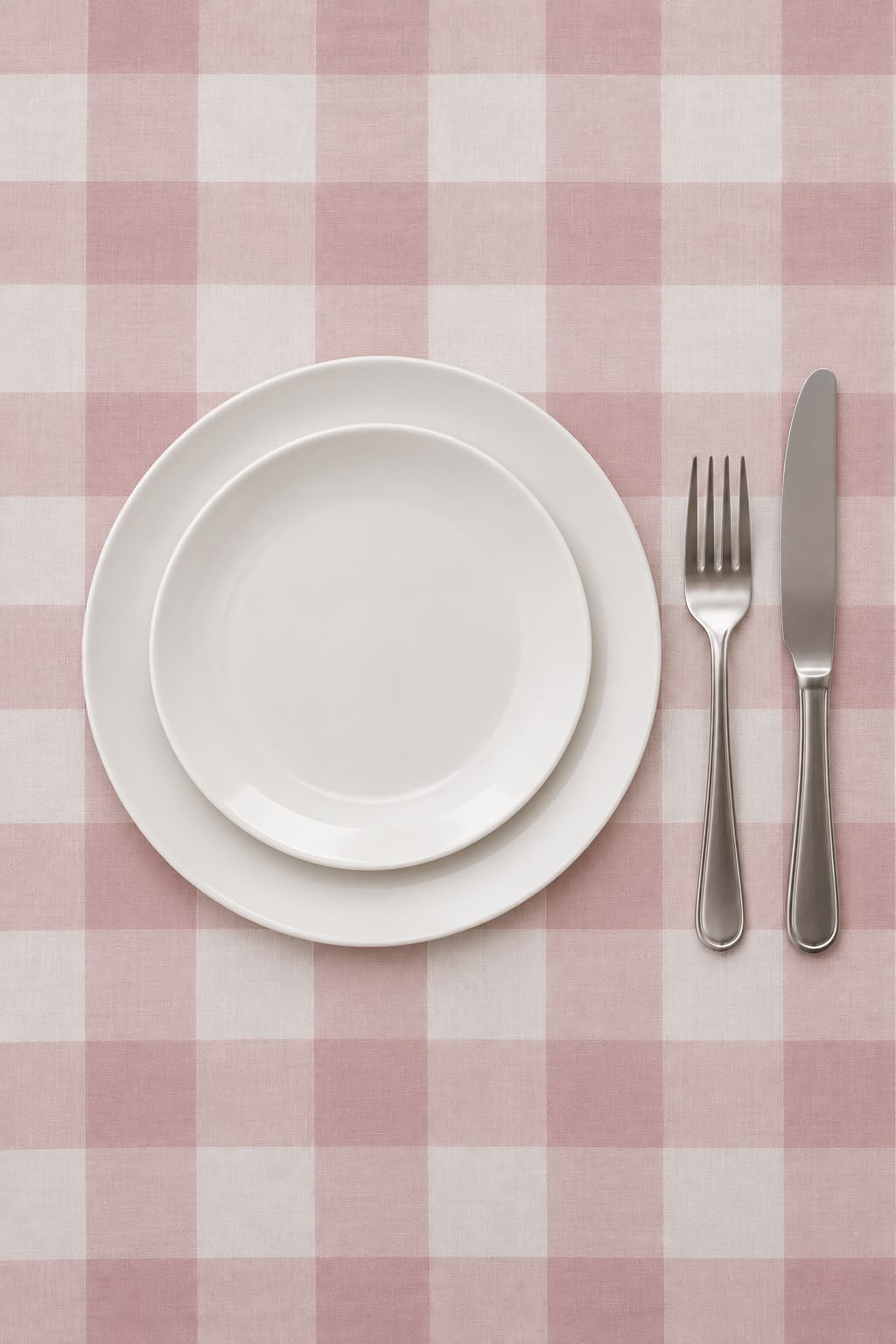 SPRING GALLERY BIG CHECK CAVERN PINK TABLE CLOTH