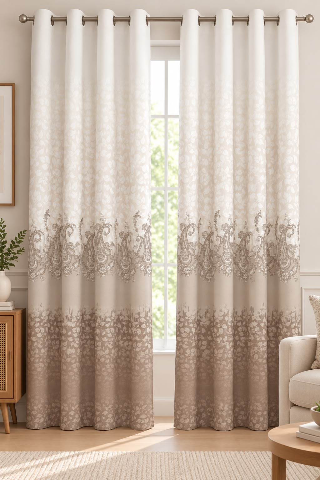 NAZAAKAT MINK PRINTED CURTAIN