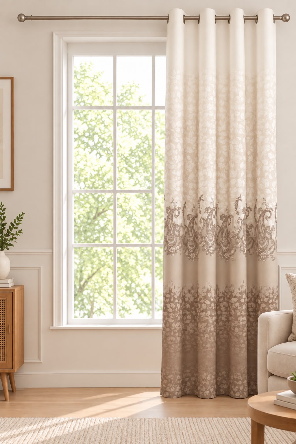 NAZAAKAT MINK PRINTED CURTAIN
