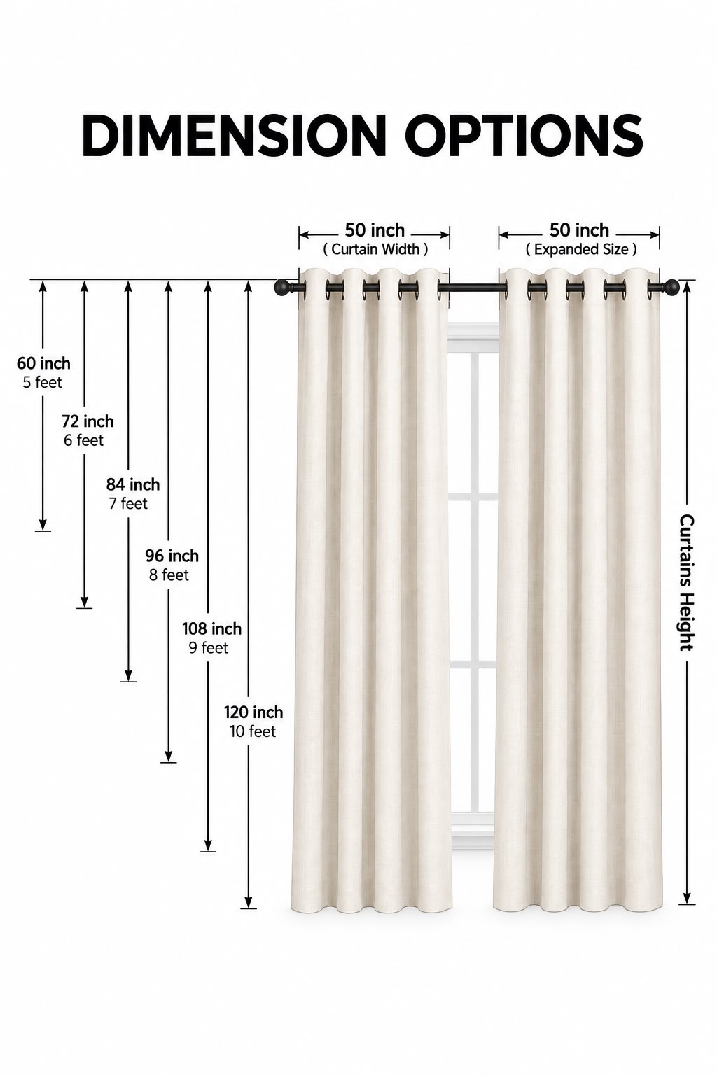 BLOOMY BEIGE EMBROIDERY SHEER CURTAIN
