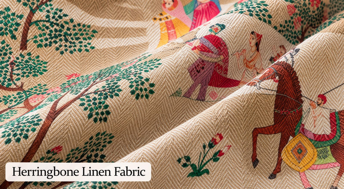 ROYAL JHAROKA UPHOLSTERY FABRIC