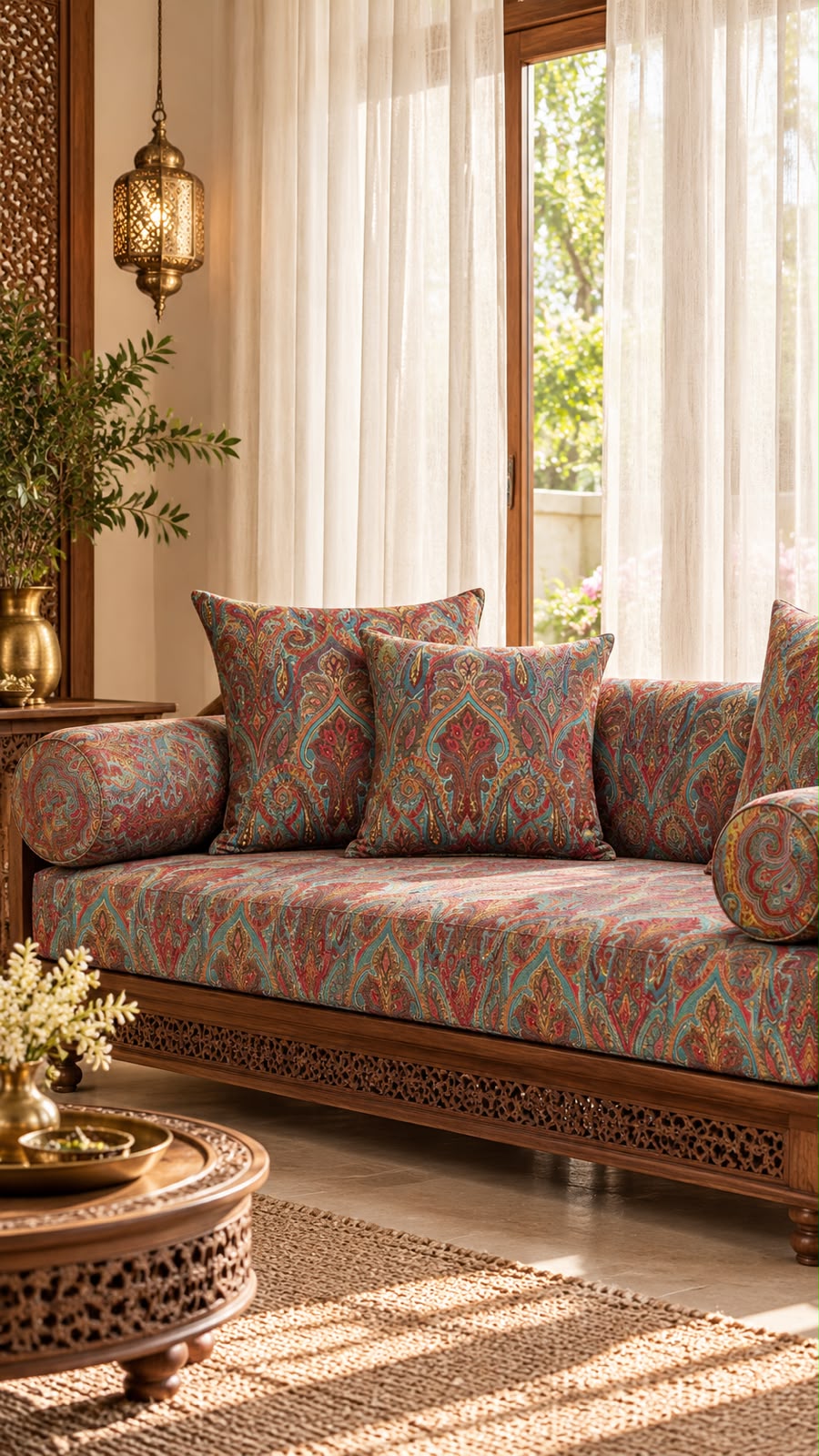 ROYAL PAISLEY HERITAGE UPHOLSTERY FABRIC