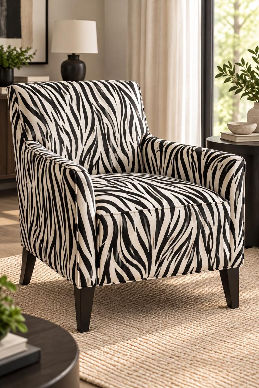 ZEBELLE UPHOLSTERY FABRIC