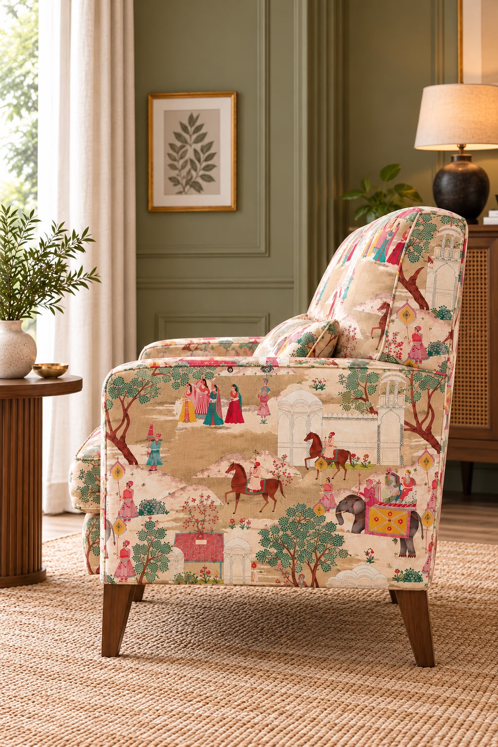 ROYAL JHAROKA UPHOLSTERY FABRIC