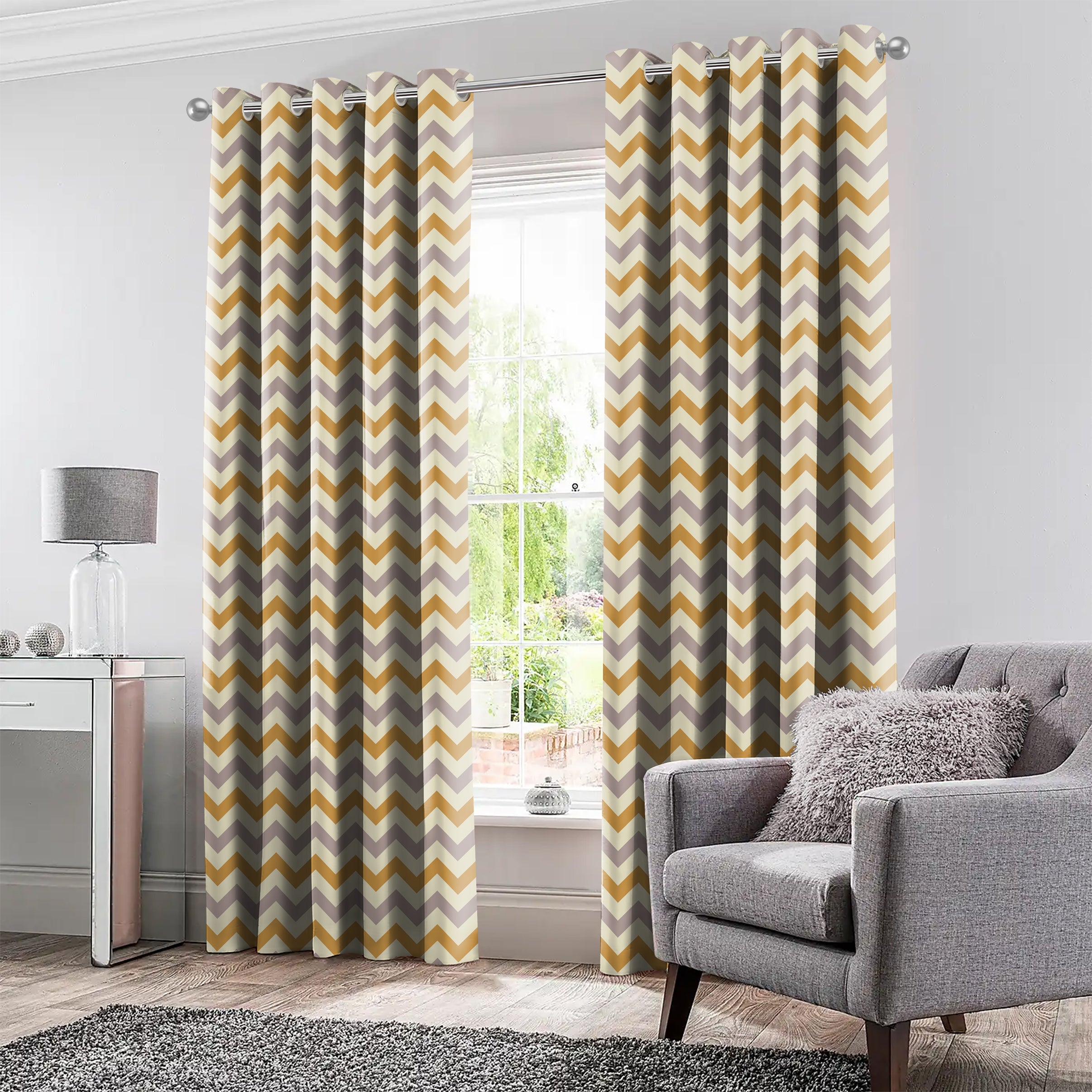 ZEST YELLOW BLACKOUT CURTAIN