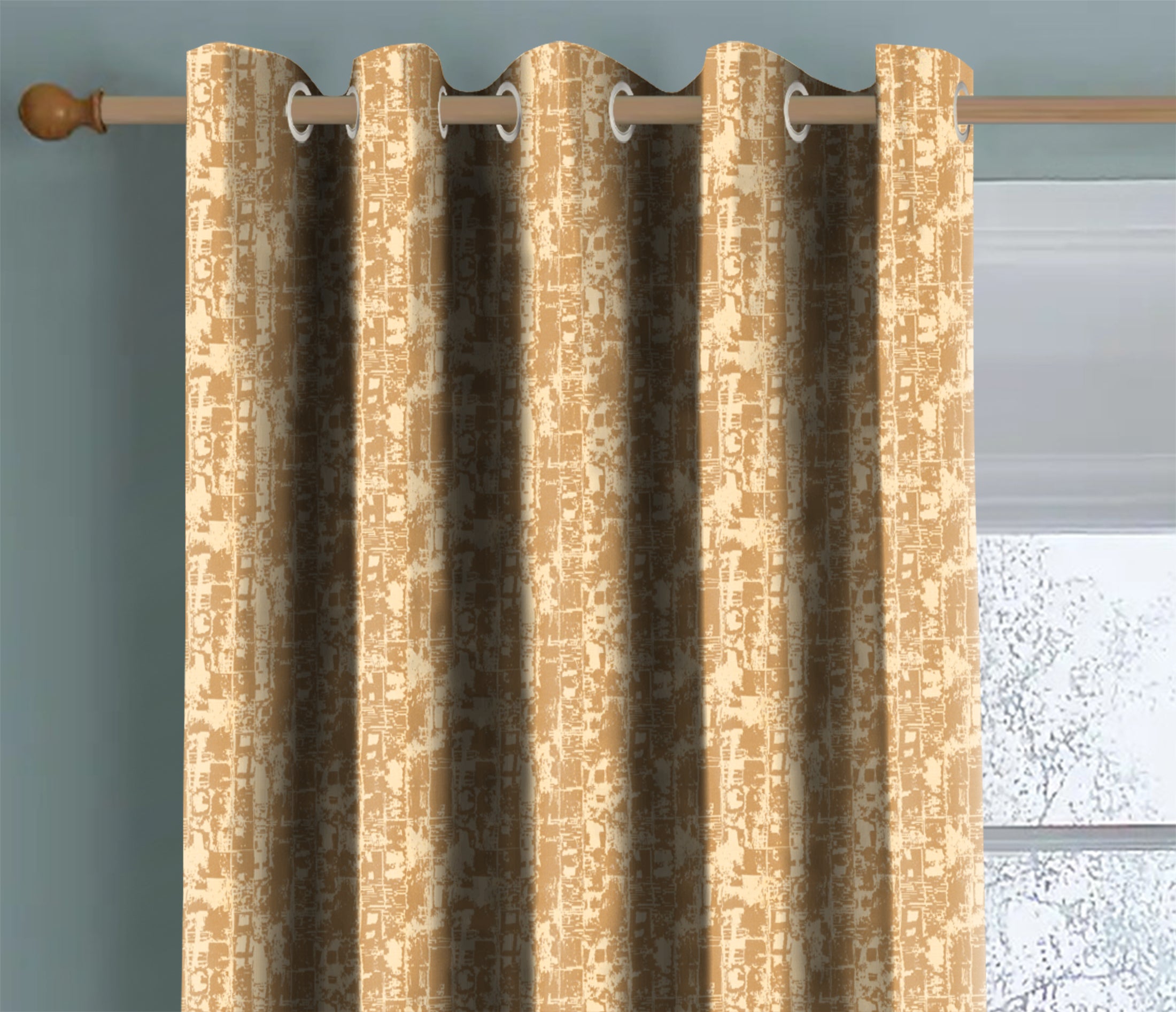 LEO YELLOW BLACKOUT CURTAIN