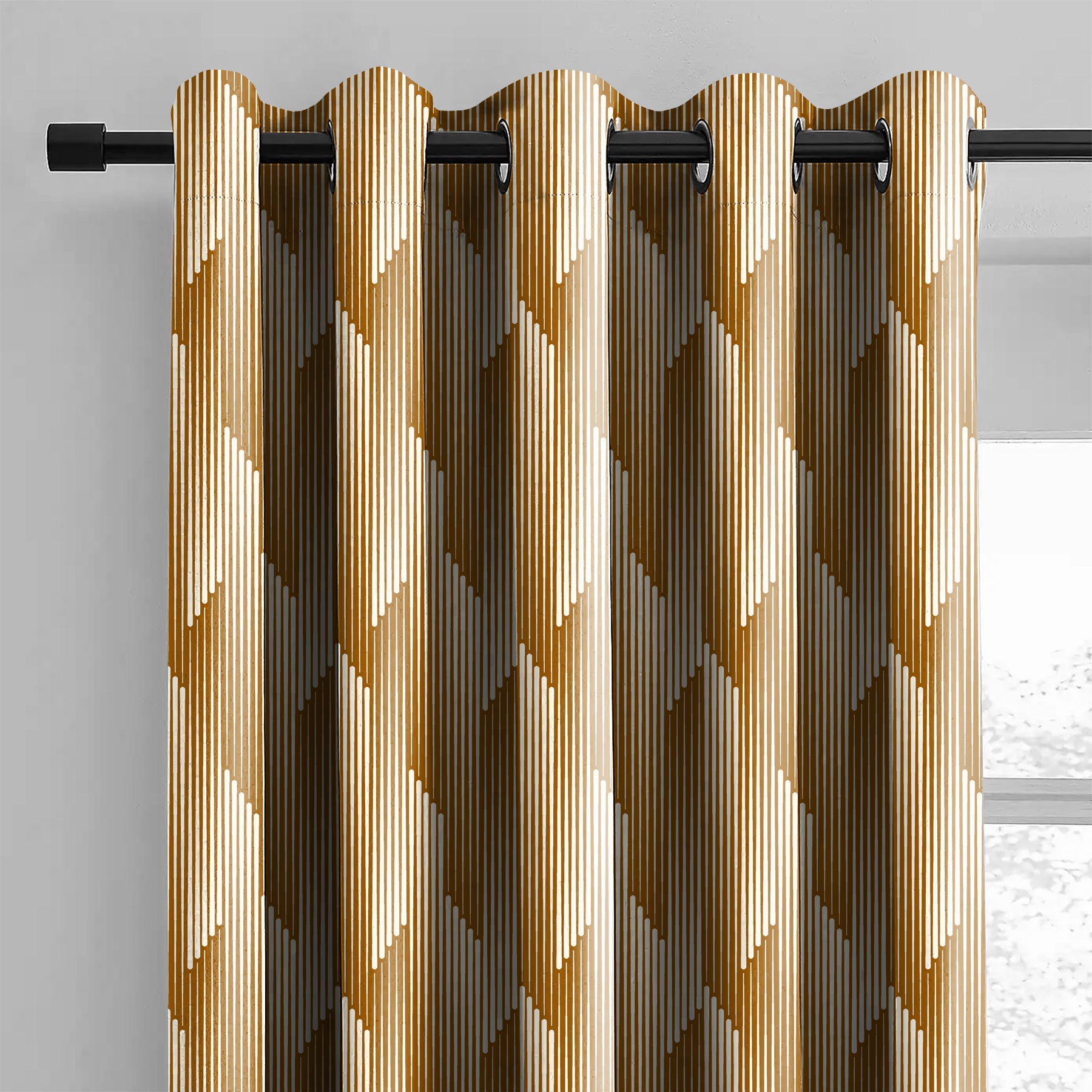 OSLO YELLOW BLACKOUT CURTAINS