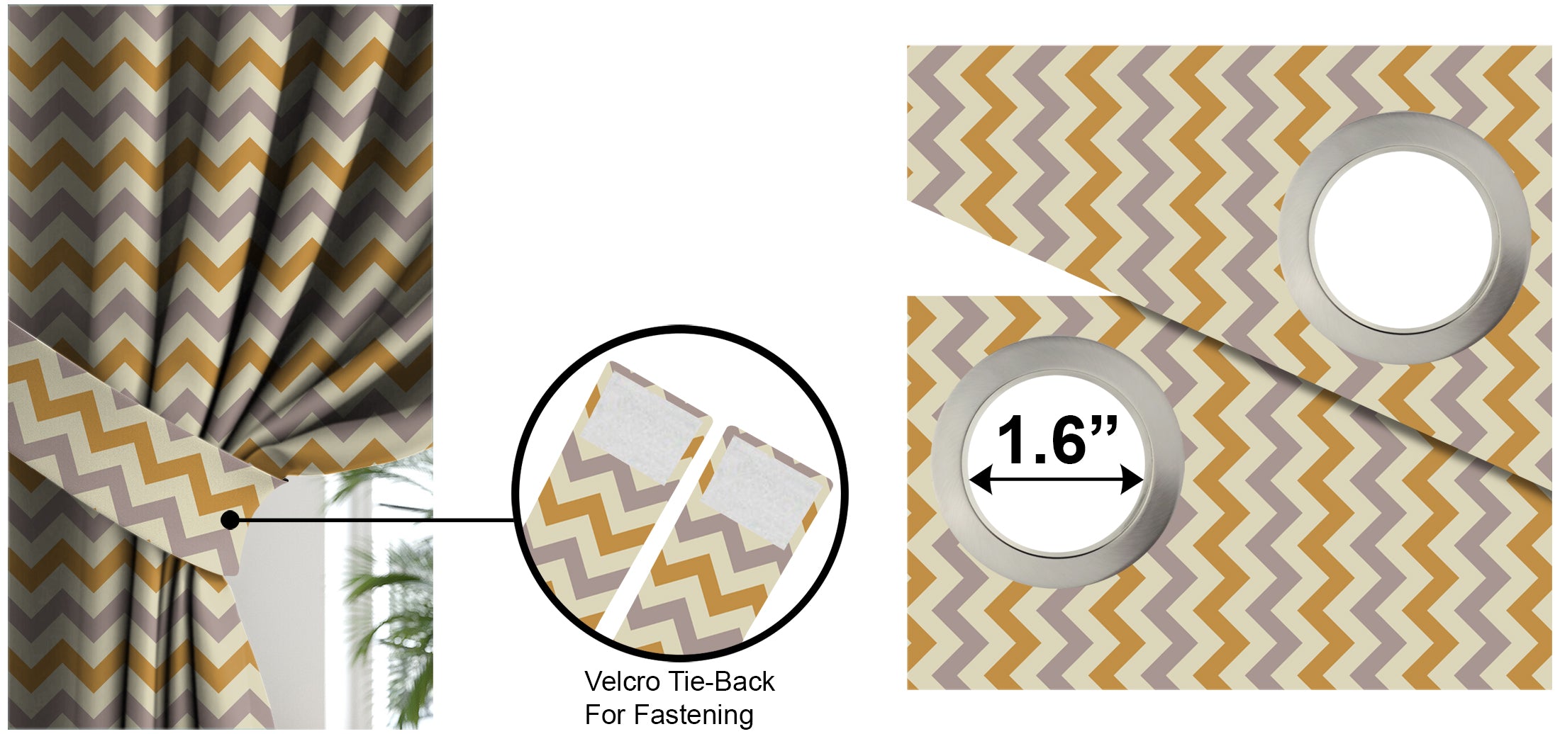 ZEST YELLOW BLACKOUT CURTAIN