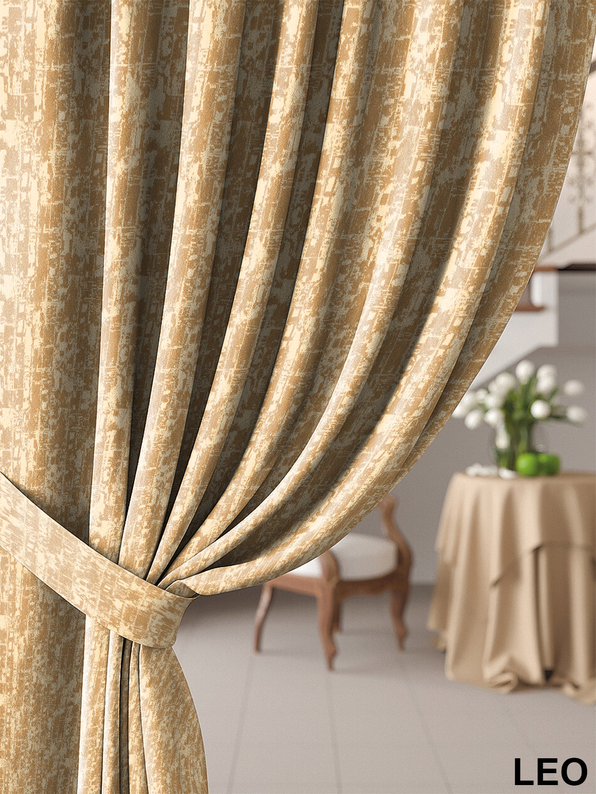 LEO YELLOW BLACKOUT CURTAIN
