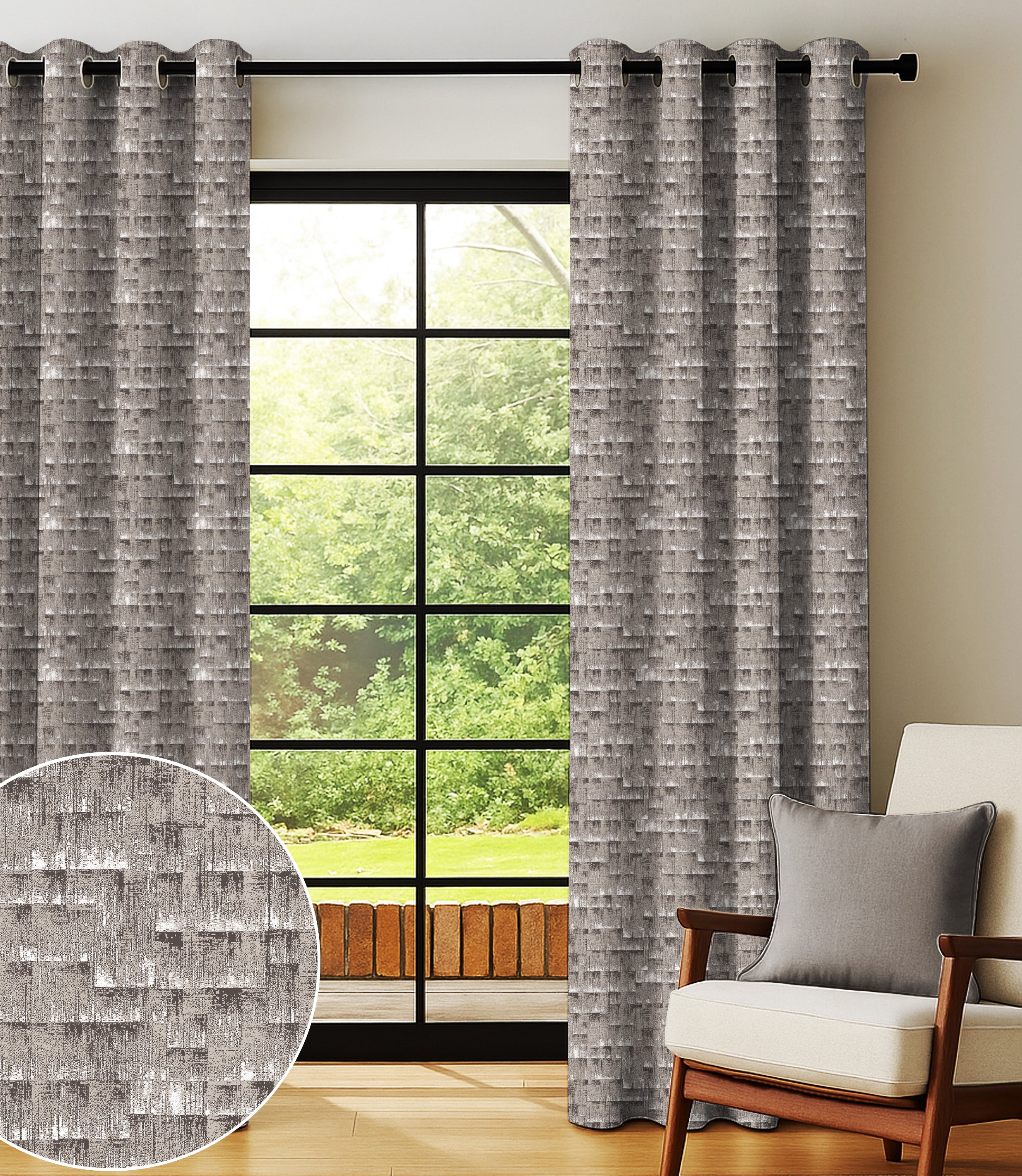 MALAGA COFFEE BLACKOUT CURTAINS