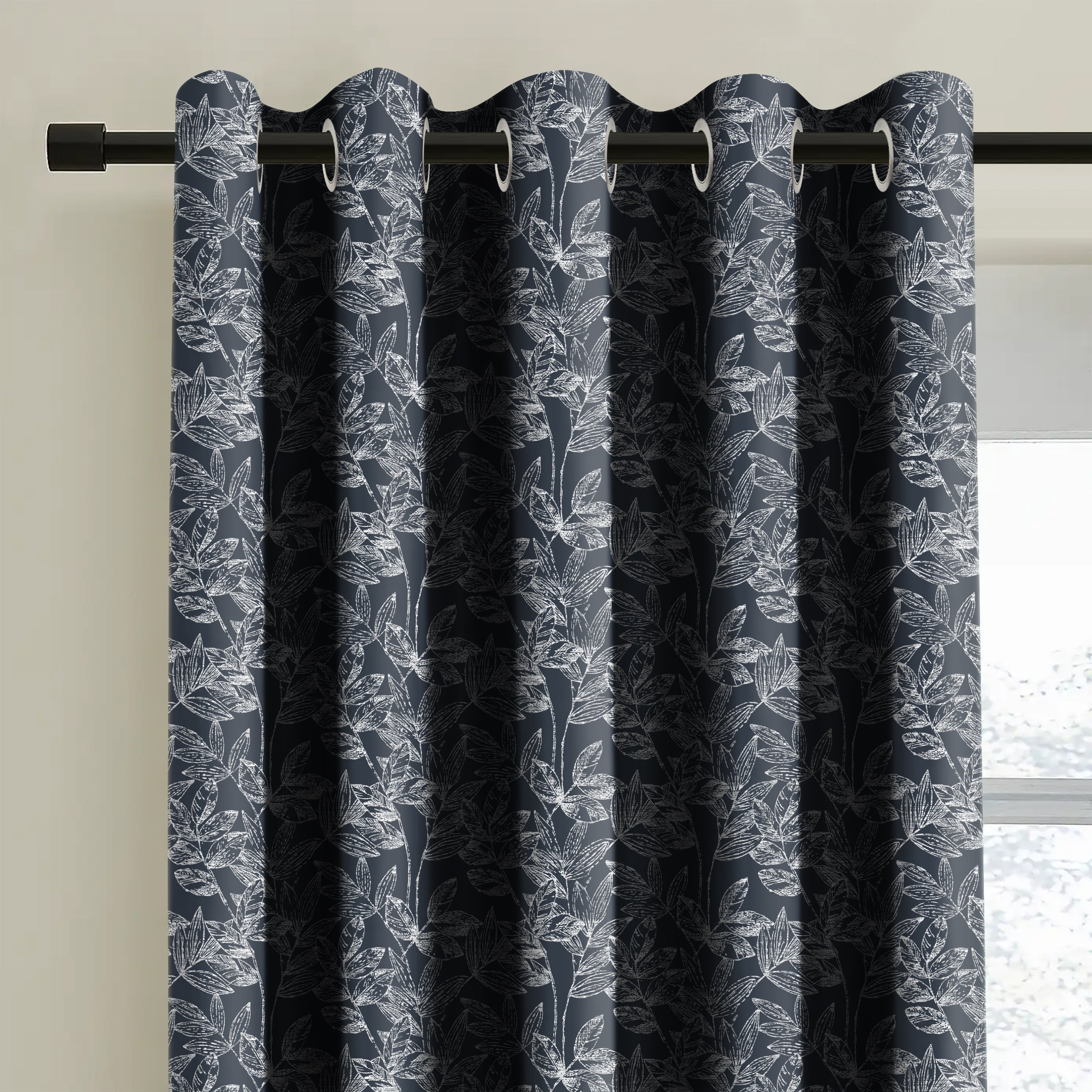 MEADOW D-GREY BLACKOUT CURTAINS