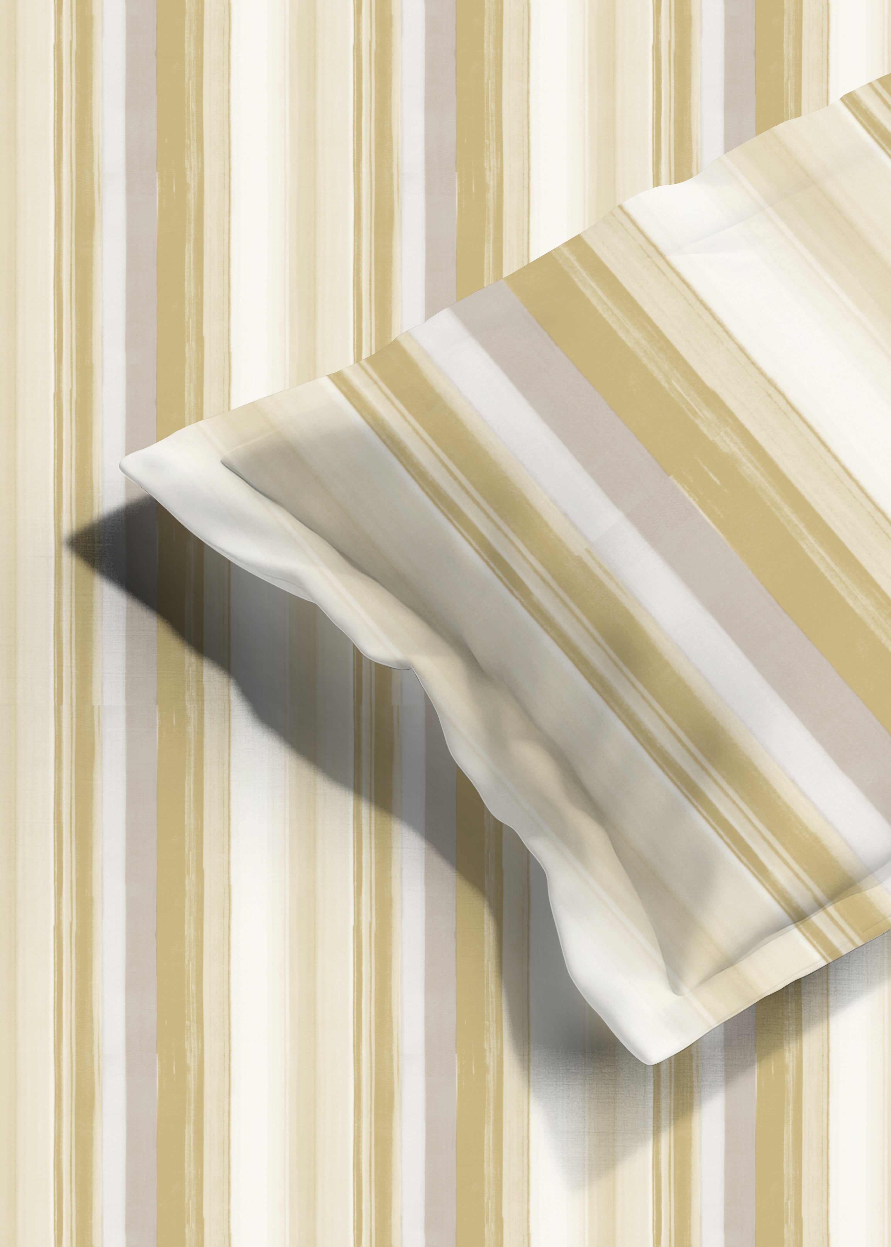 ALVIN LAVENDER COTTON BEDSHEET WITH PILLOWCOVER
