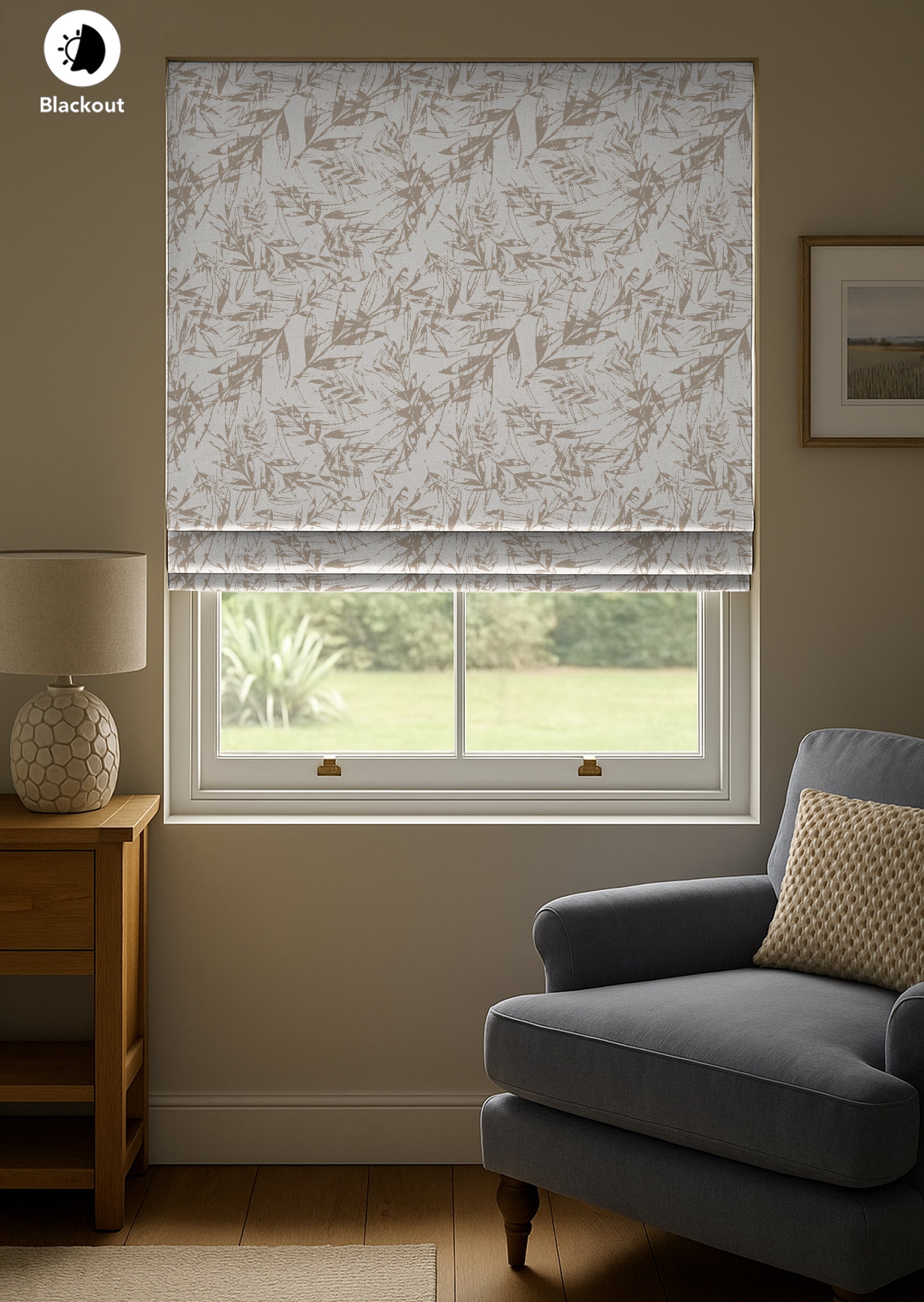 KENTON BROWN READY MADE ROMAN BLIND