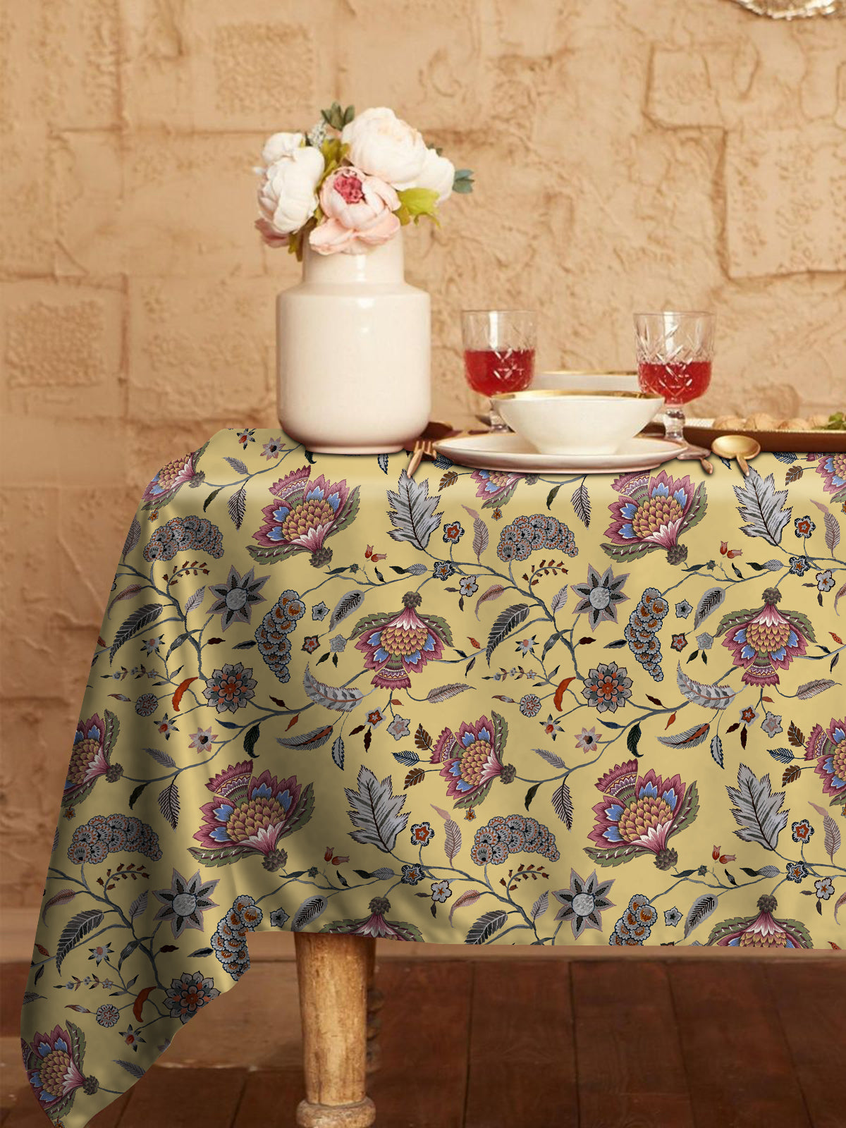 Kasbah Yellow 6 Seater Table Cloth