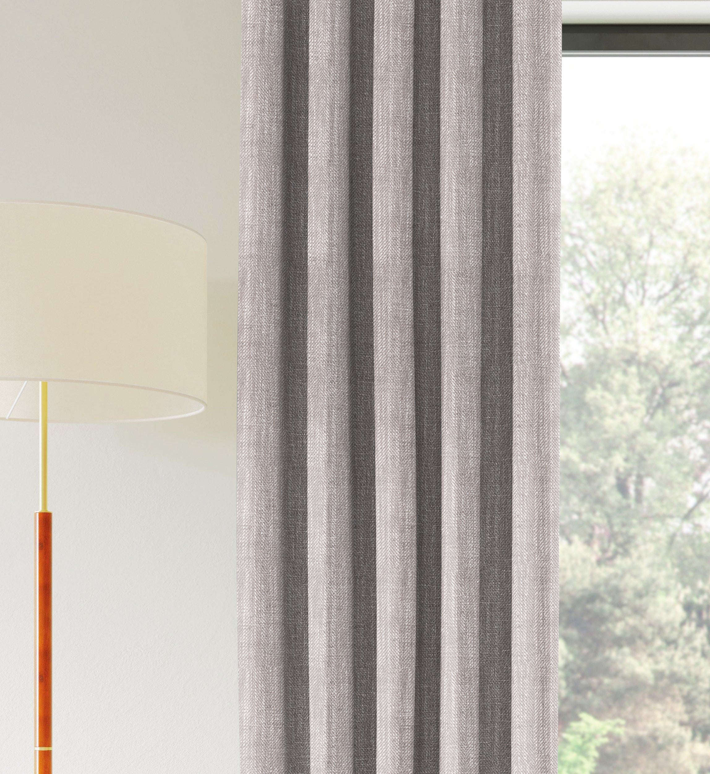 BELGRAVIA STONE PRINTED BLACKOUT CURTAIN