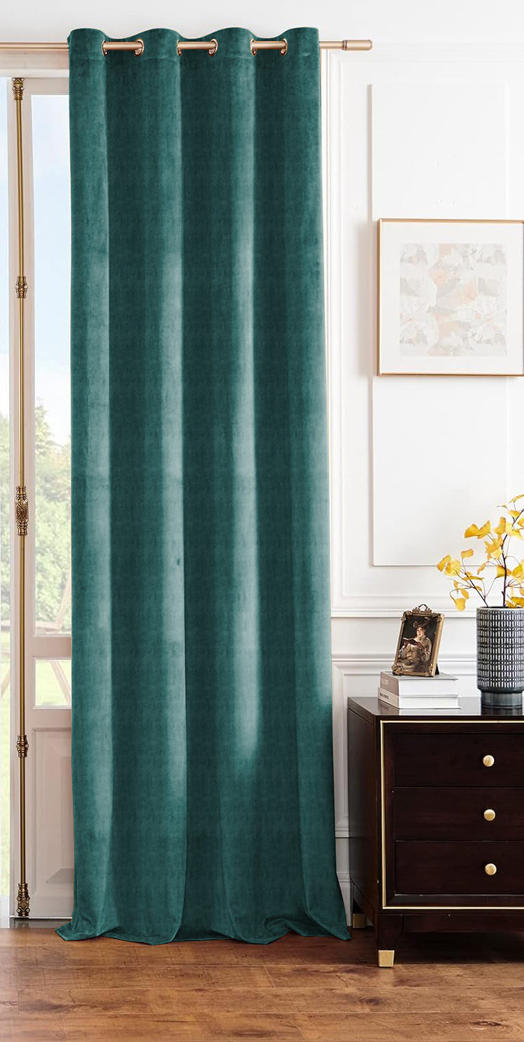 JODHPUR TEXTURE BLACKOUT CURTAIN TEAL