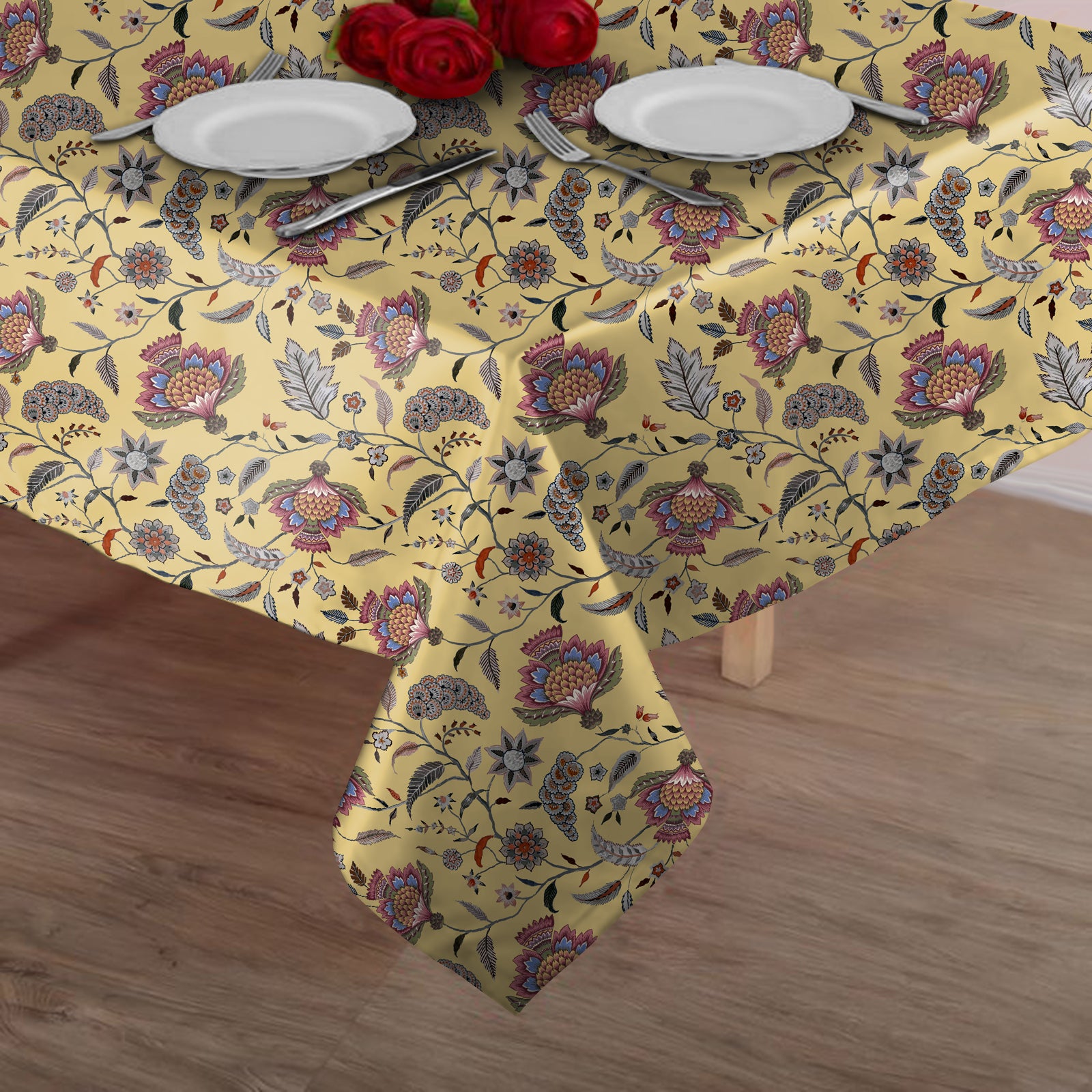 Kasbah Yellow 6 Seater Table Cloth